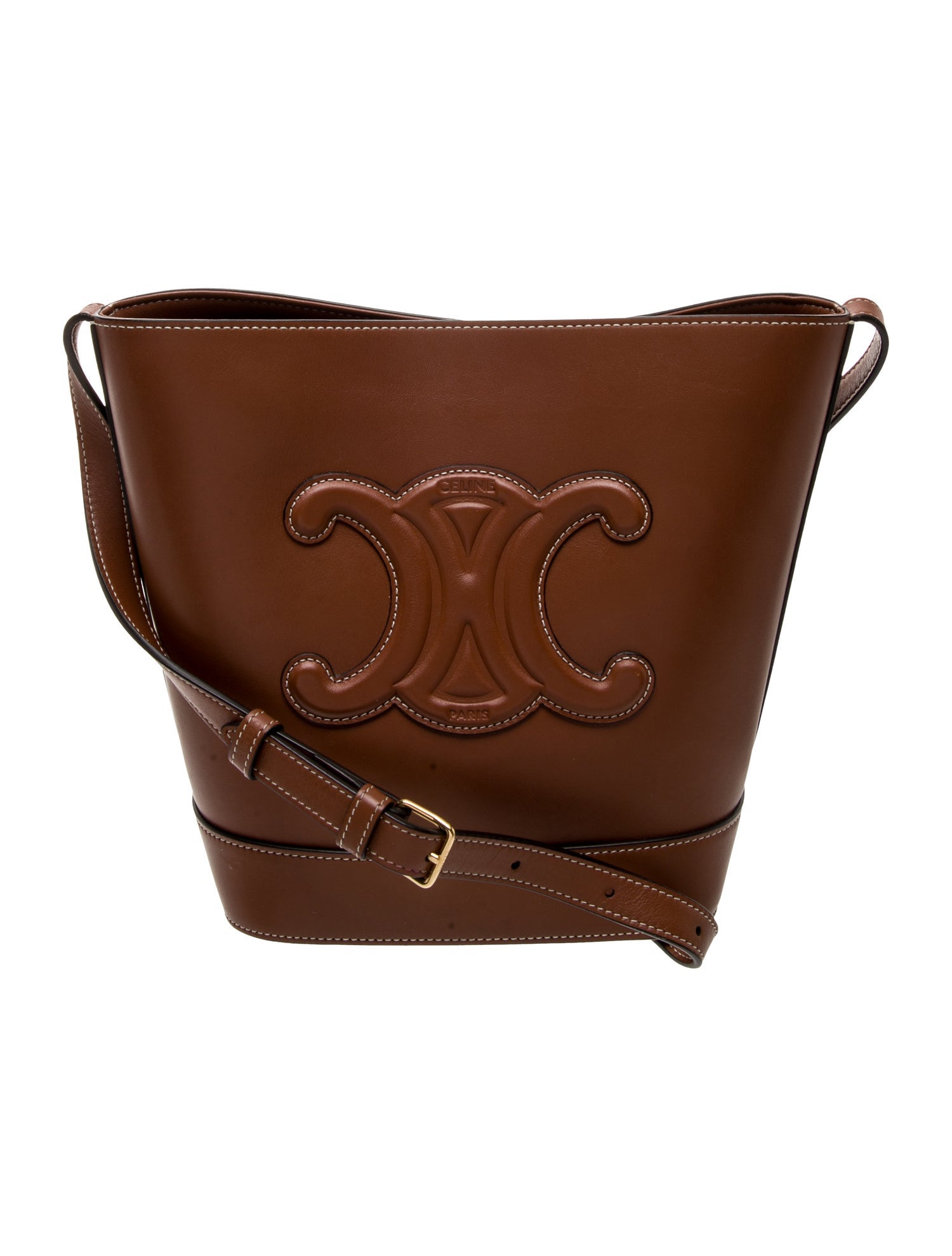 Celine Triomphe Bucket Bag Small