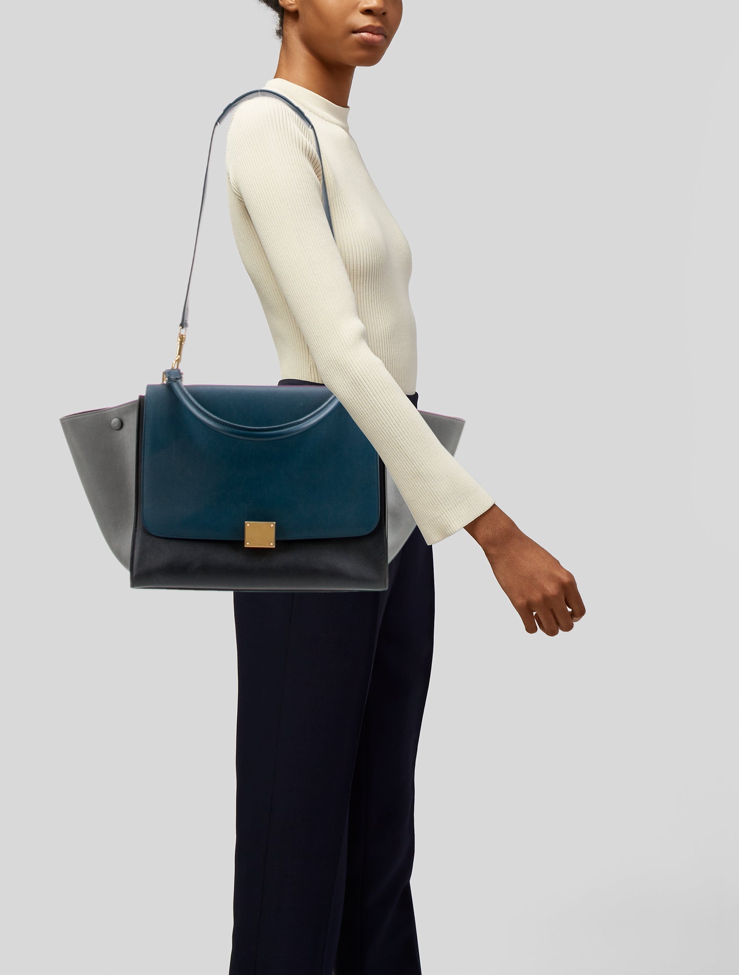 Celine Leather Trapeze Medium