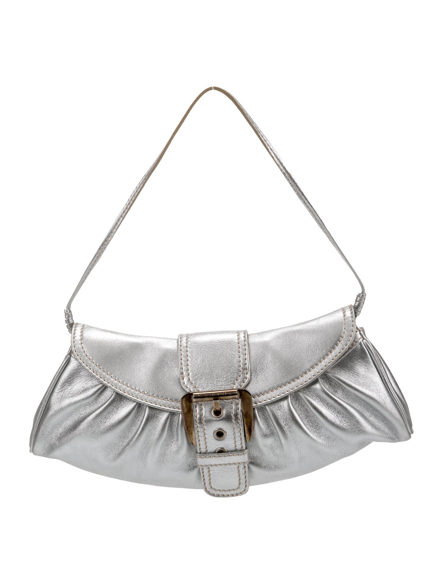 Celine Leather Top Handle Bag Vintage