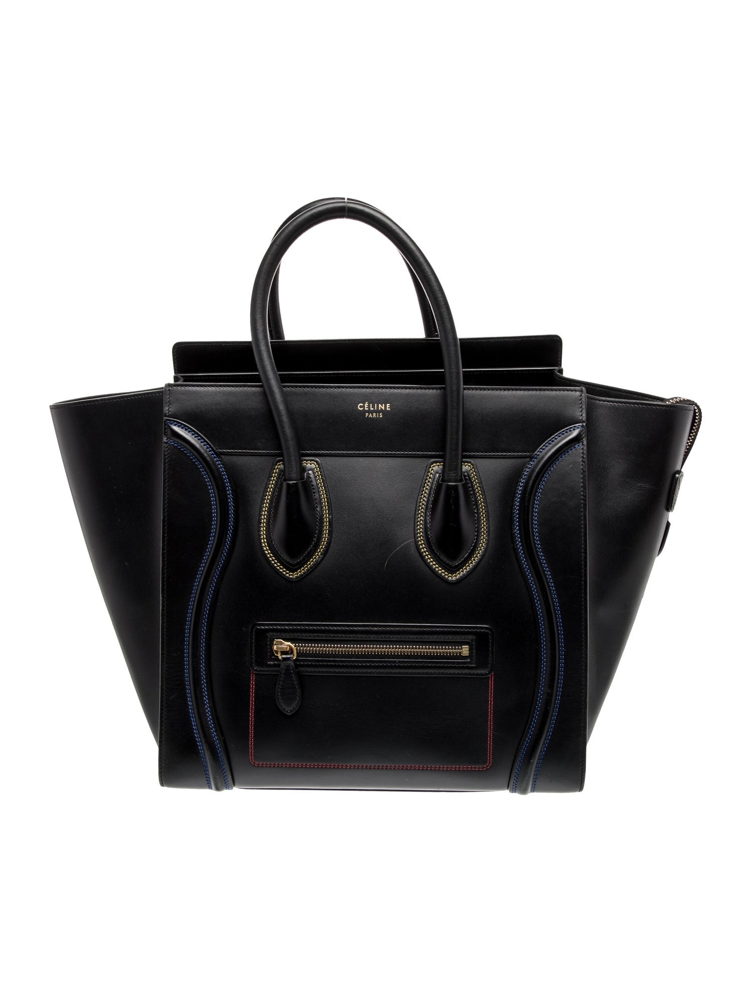 Celine Leather Luggage Micro