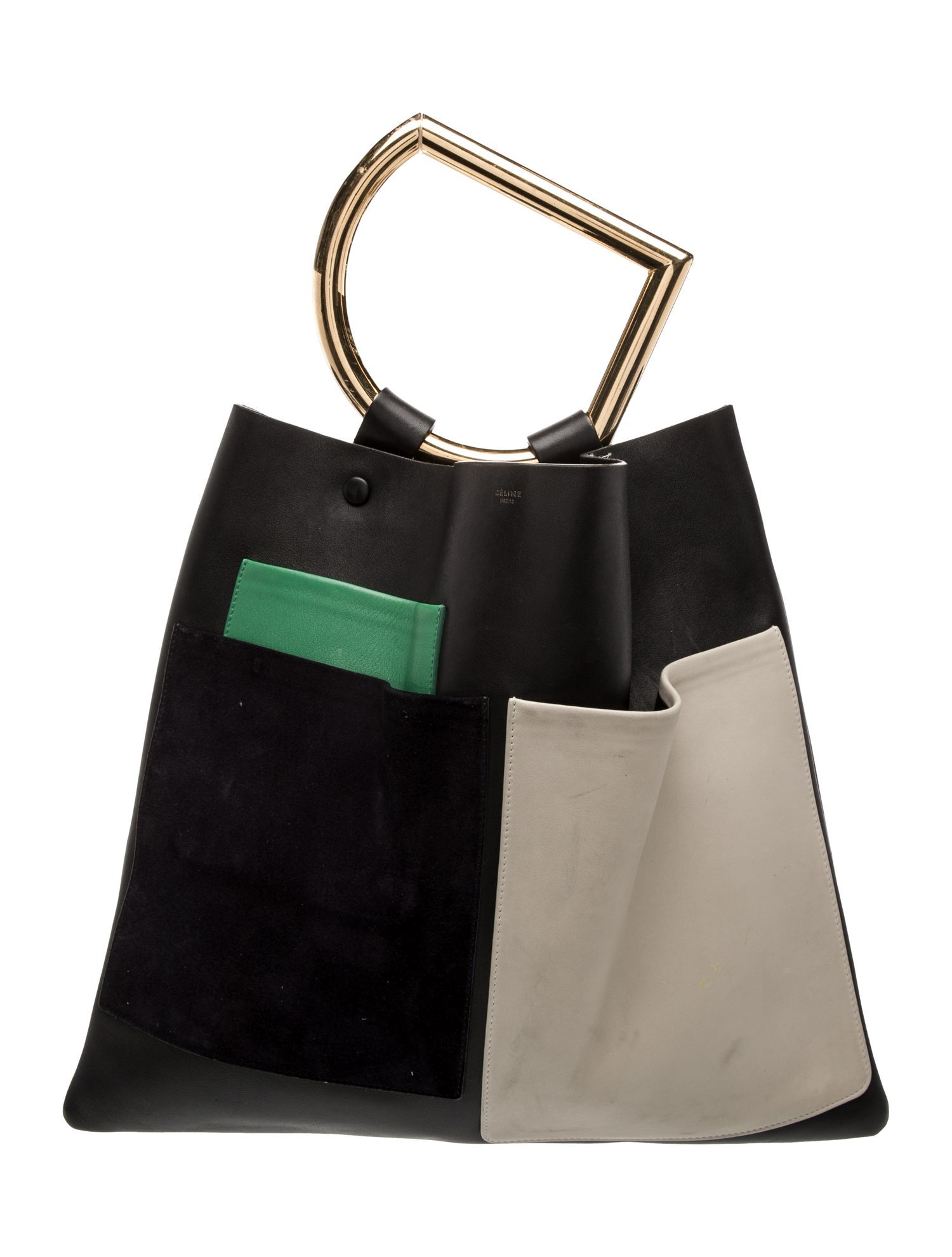 Celine Leather Geometric