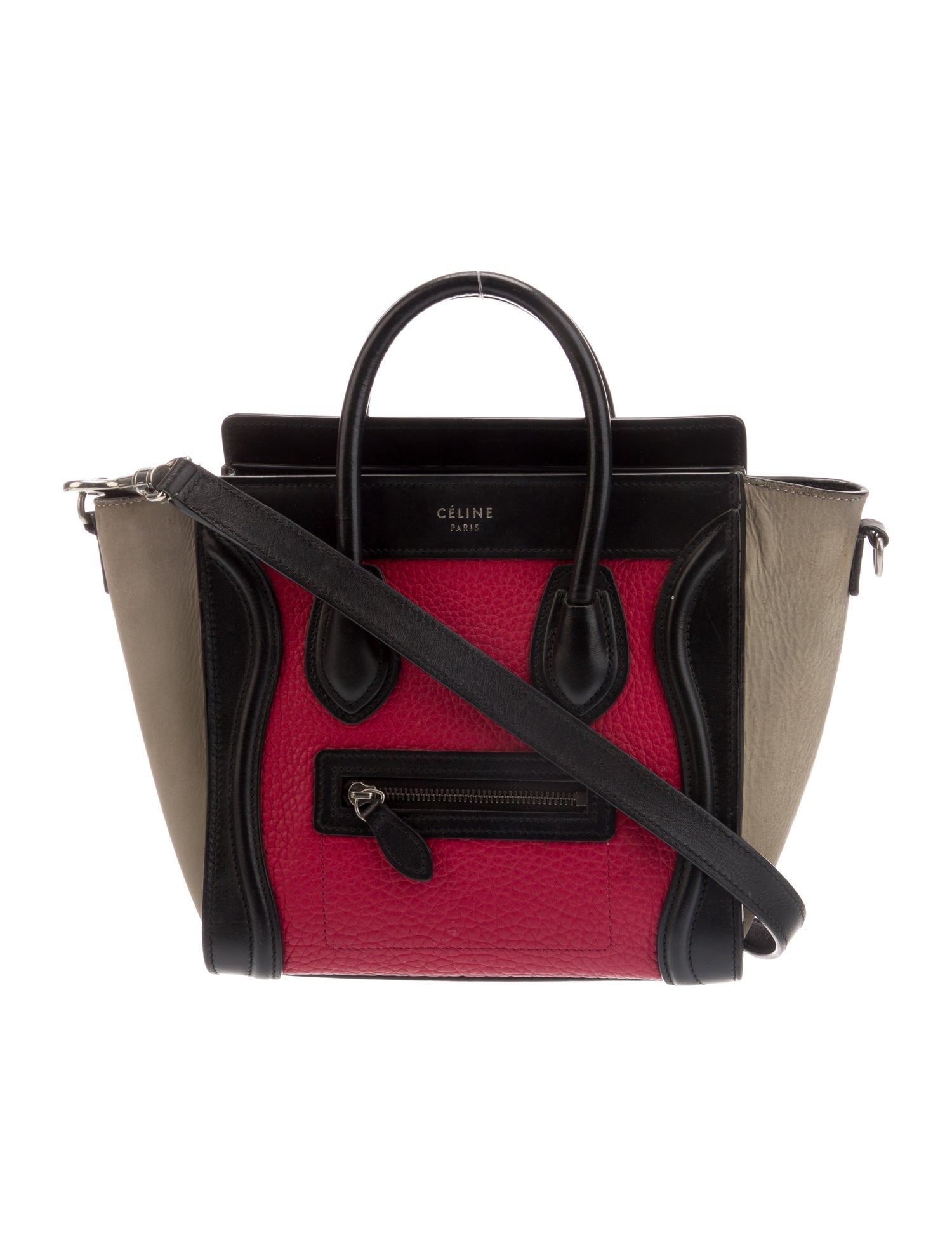 Celine Leather Luggage Nano