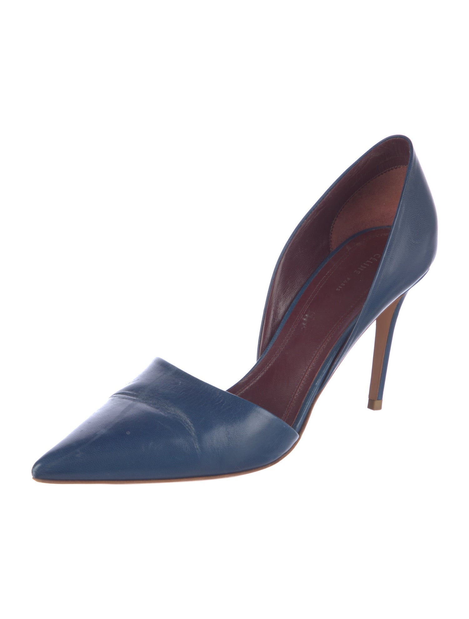 Celine Leather D'Orsay Pumps