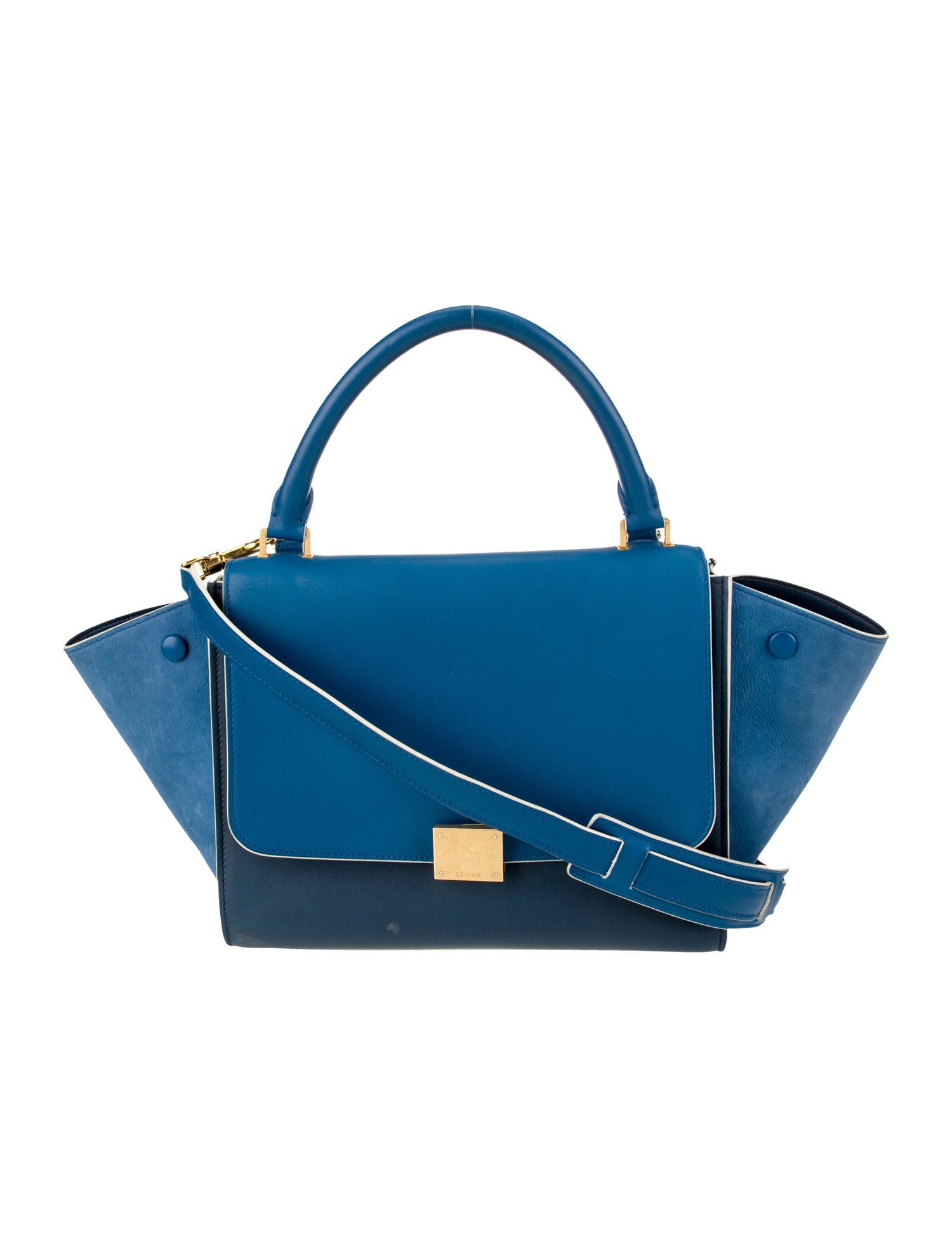 Celine Leather Trapeze Small