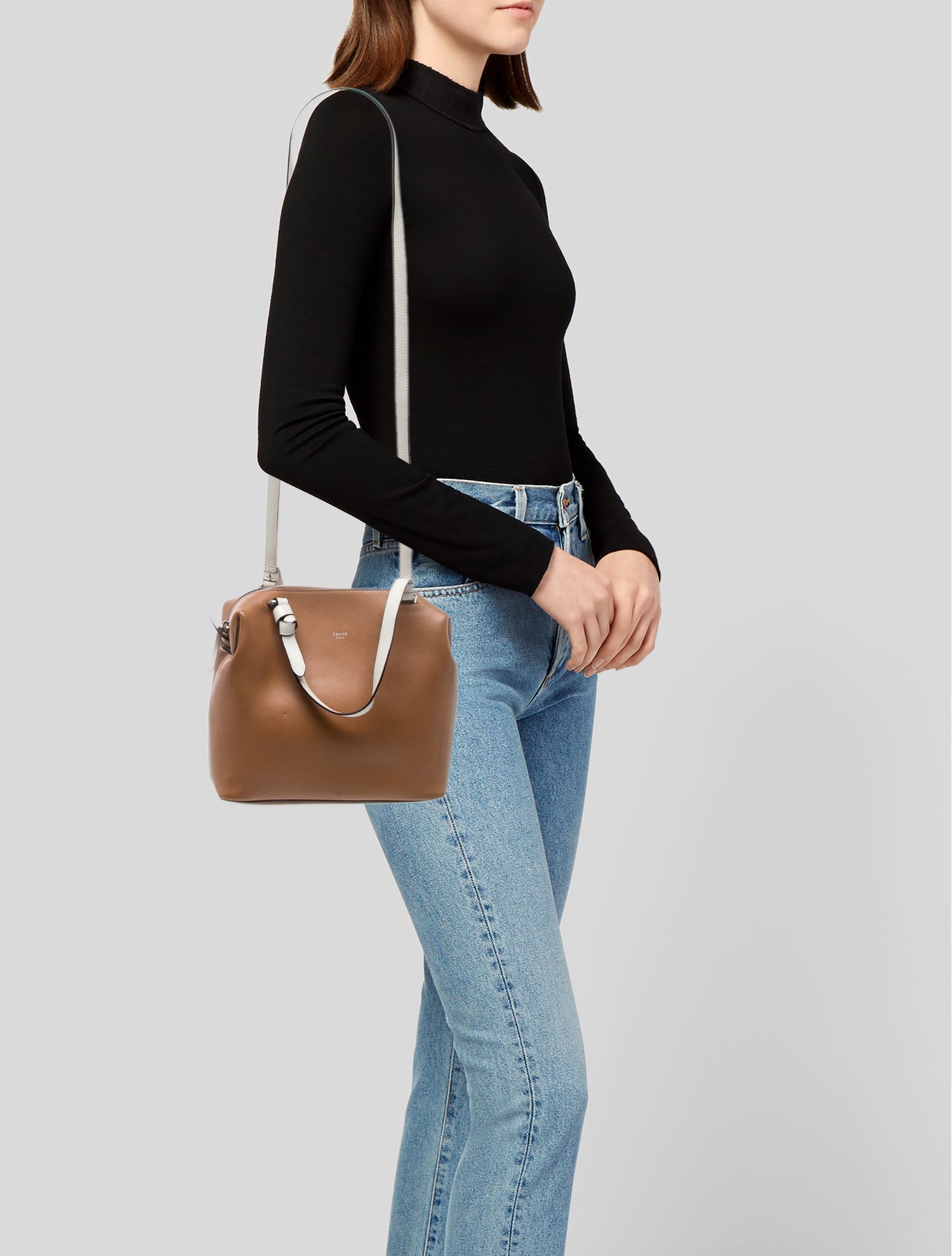 Celine Leather Soft Cube Small