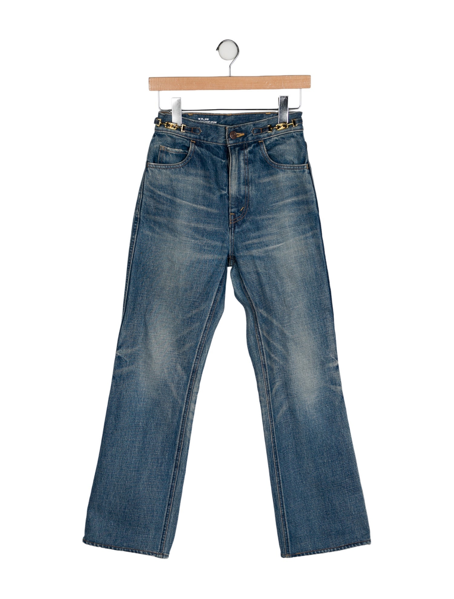 Celine High-Rise Wide Leg Jeans