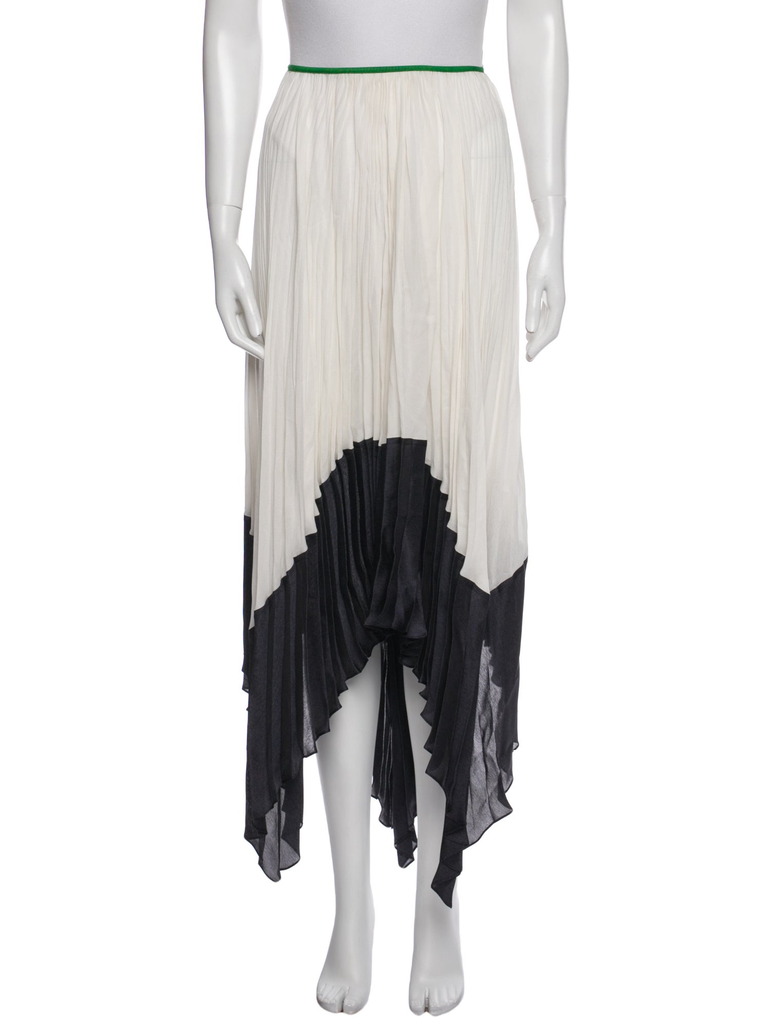 Celine Silk Long Skirt