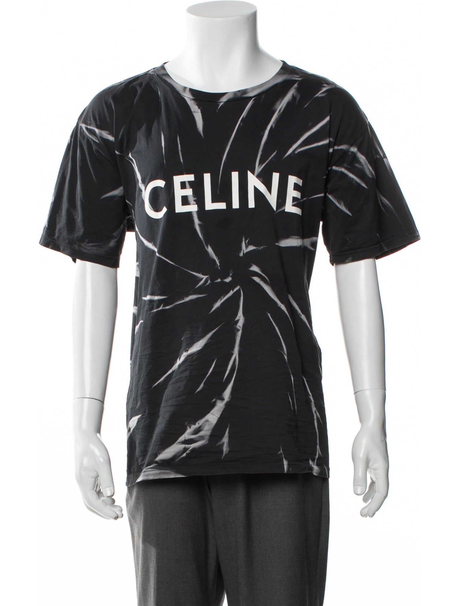 Celine Tie-Dye Graphic Print T-Shirt