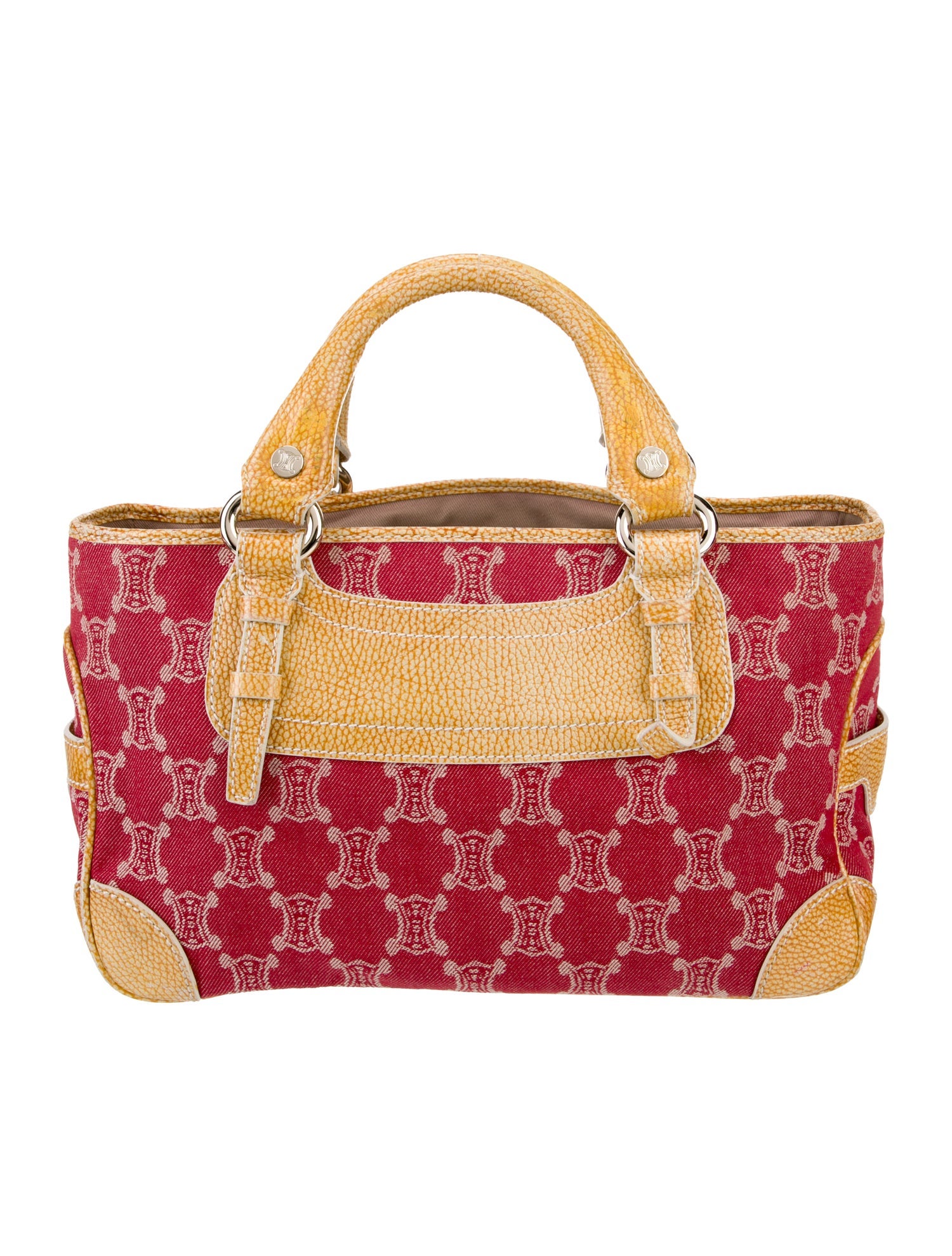 Celine Macadam Top Handle Bag Vintage