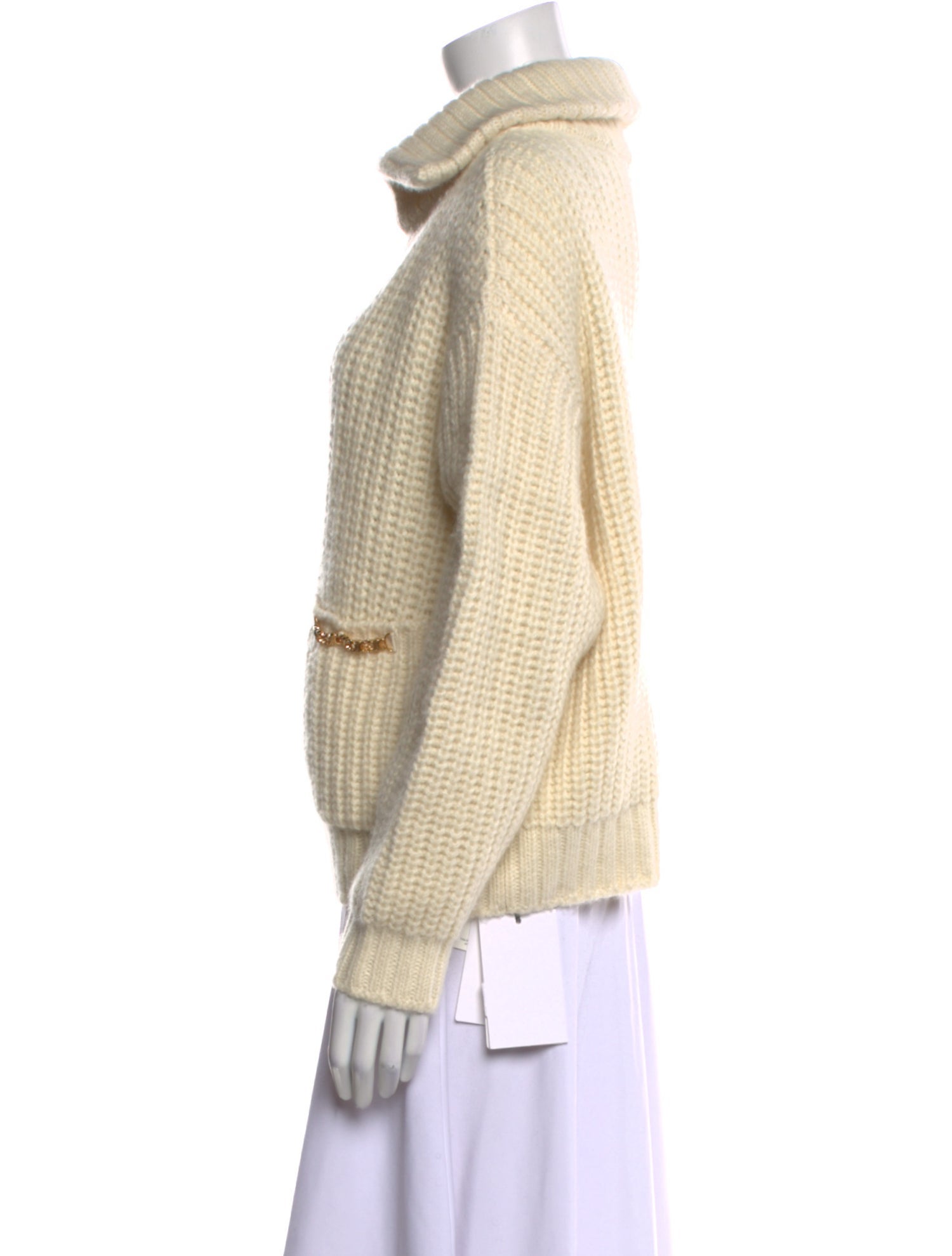 Celine V-neck Pullover Wool Sweater w/ Tags