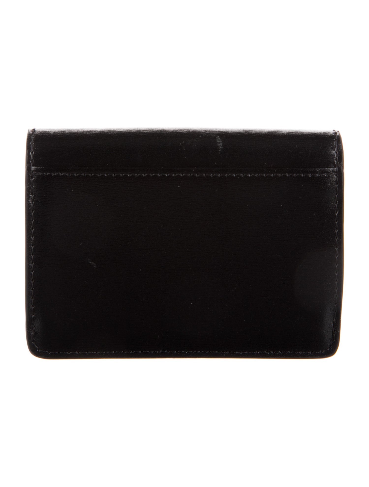 Celine Small Triomphe Leather Compact Wallet