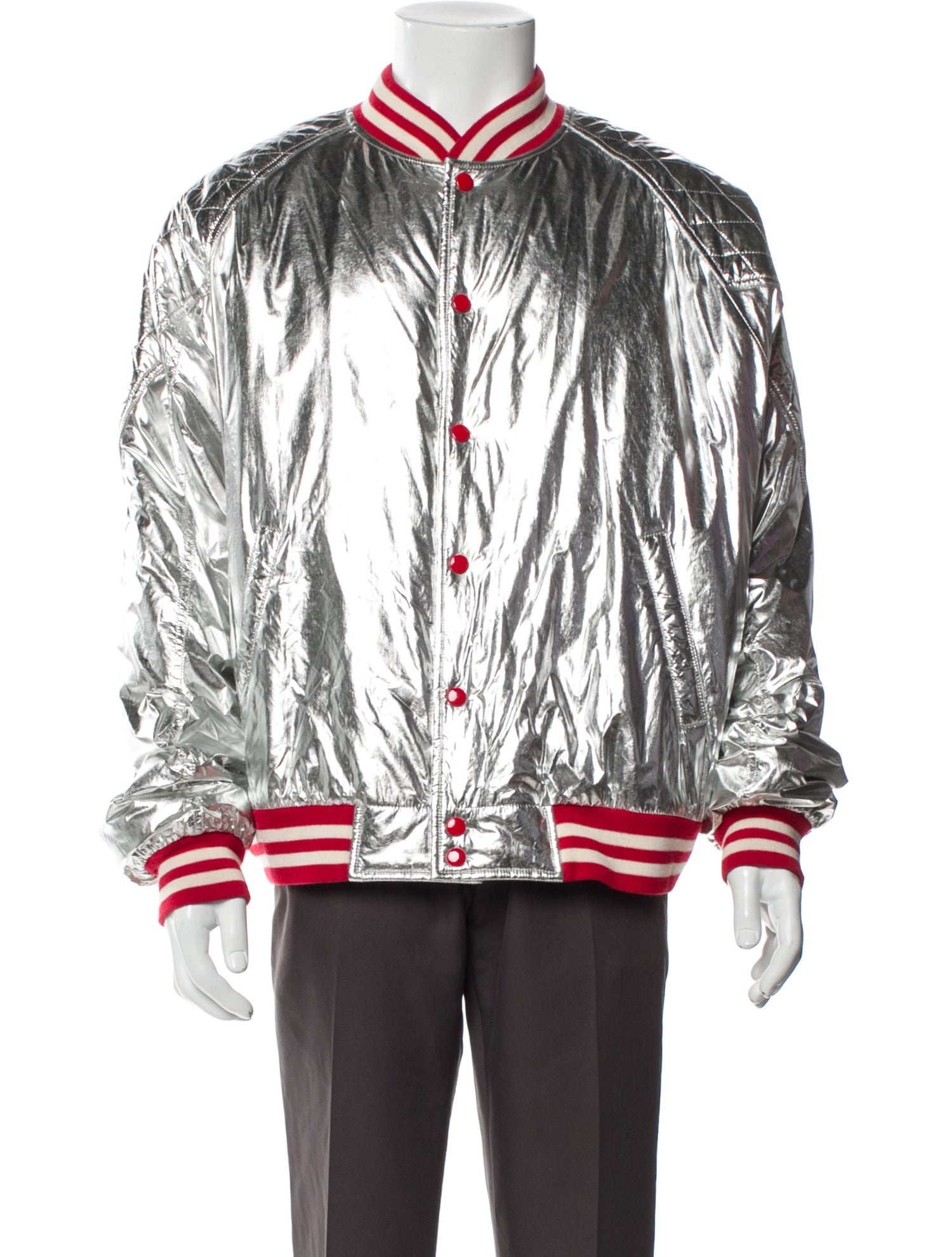 Celine Striped Bomber Jacket