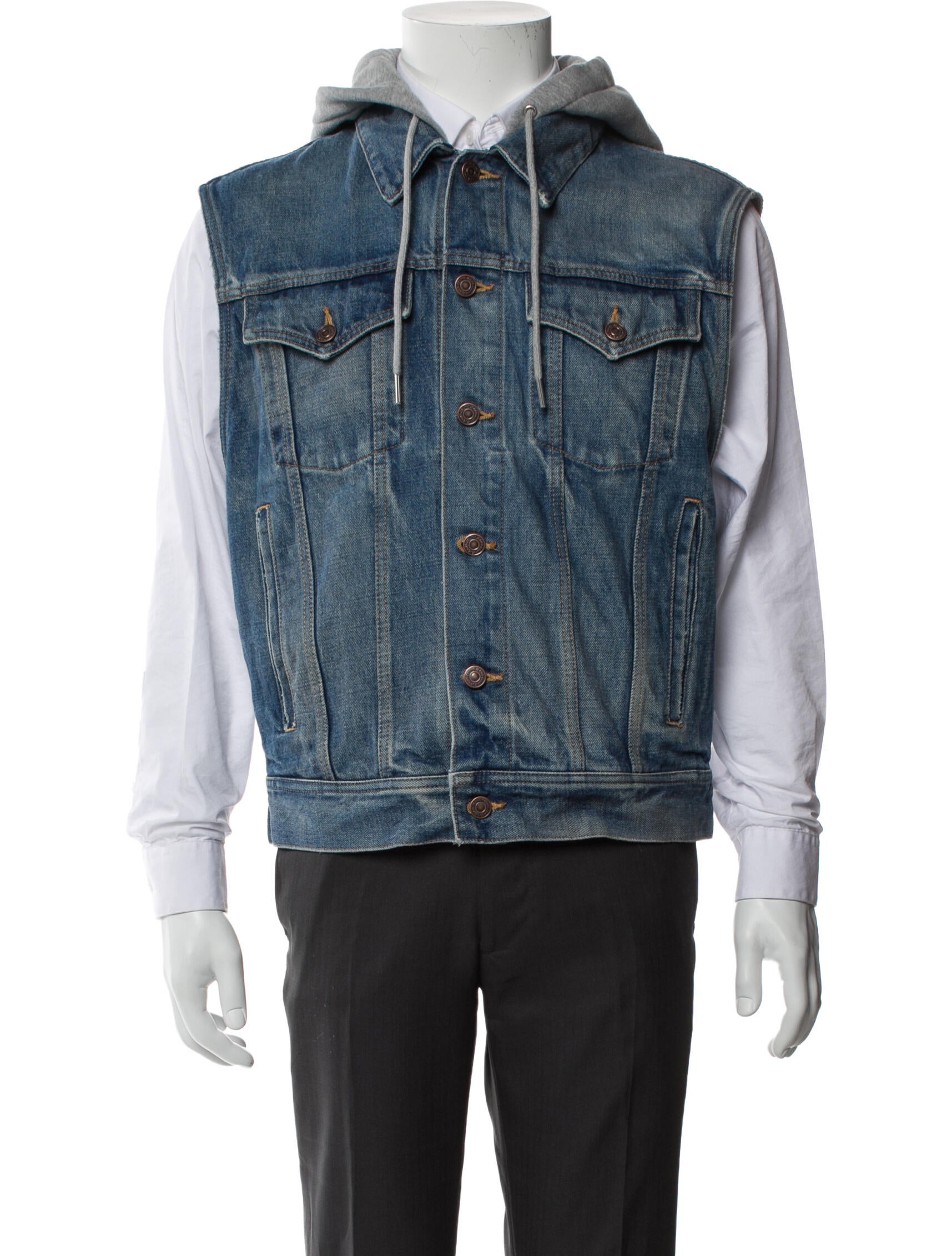 Celine Signature Logo Denim Jacket