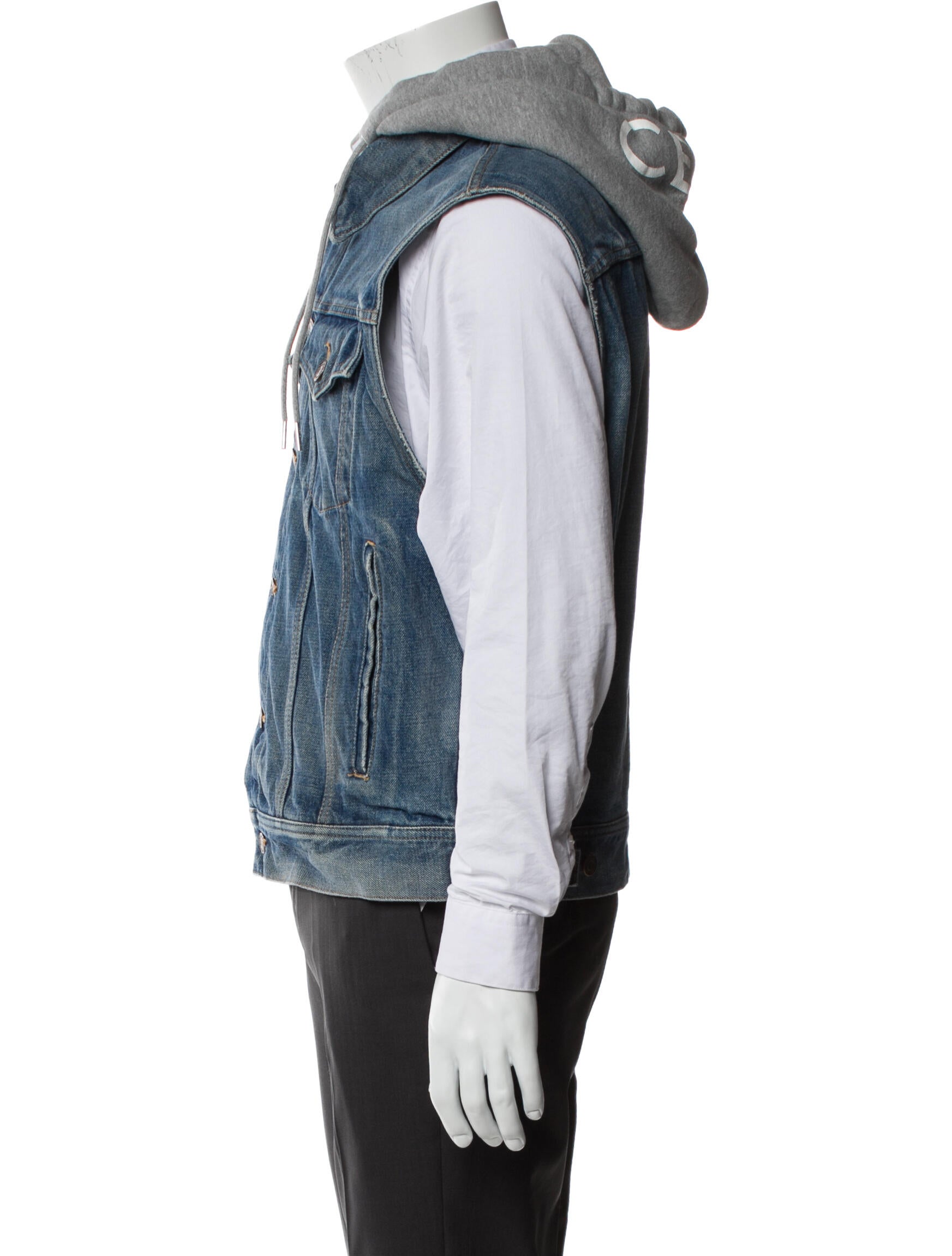 Celine Signature Logo Denim Jacket