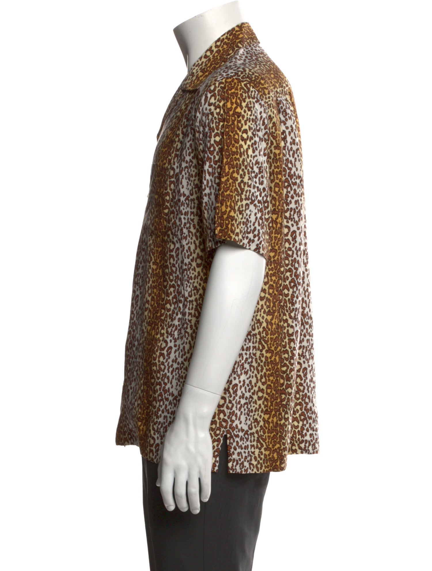 Celine Silk Animal Print Shirt