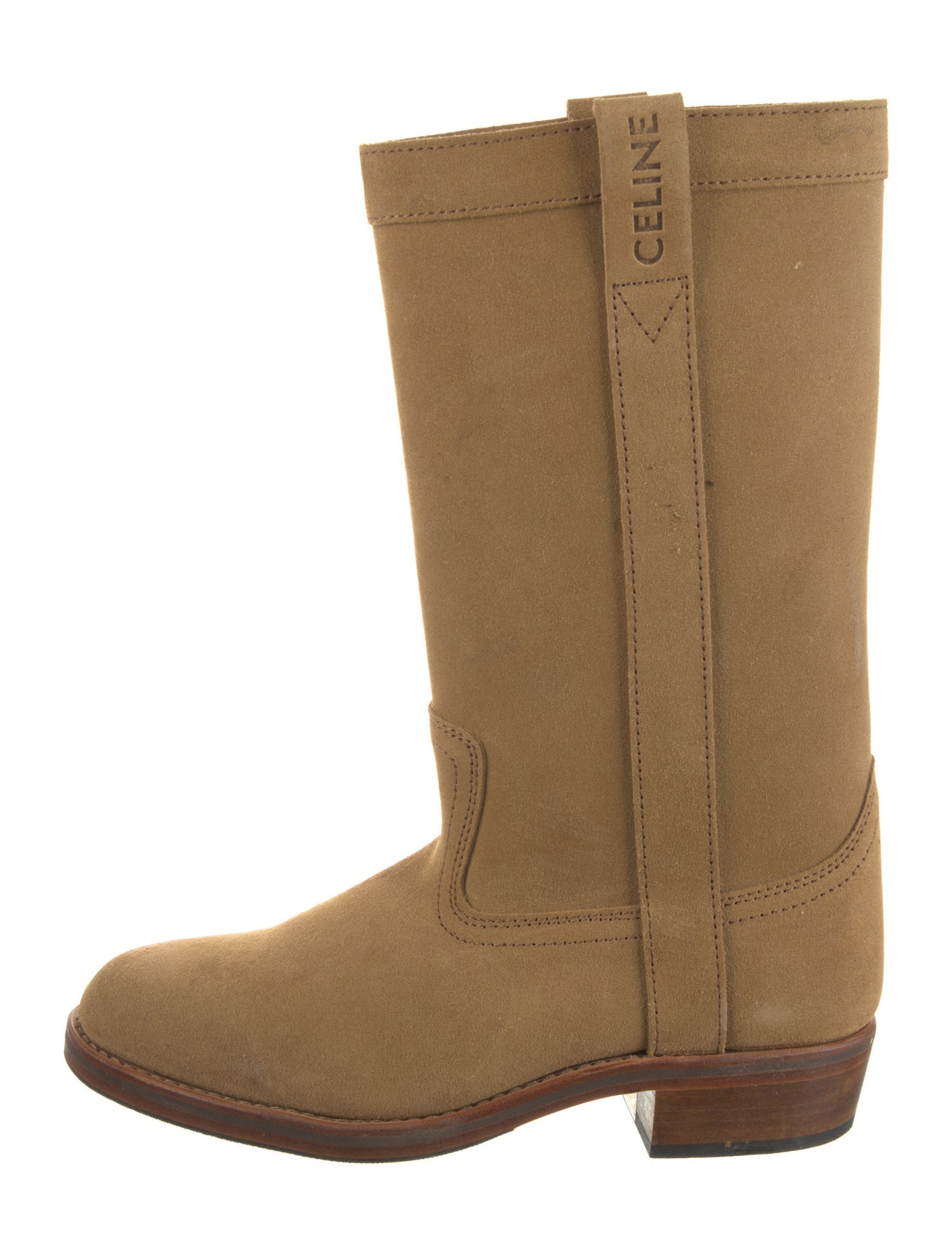 Celine Suede Western Boots