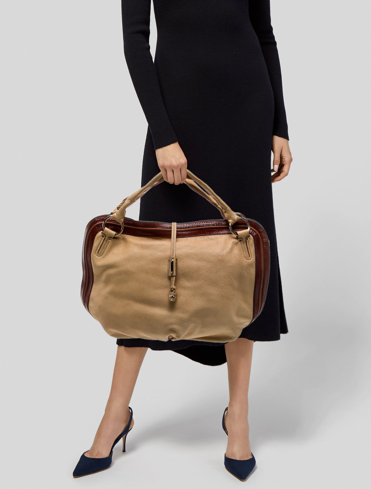 Celine Leather Shoulder Bag