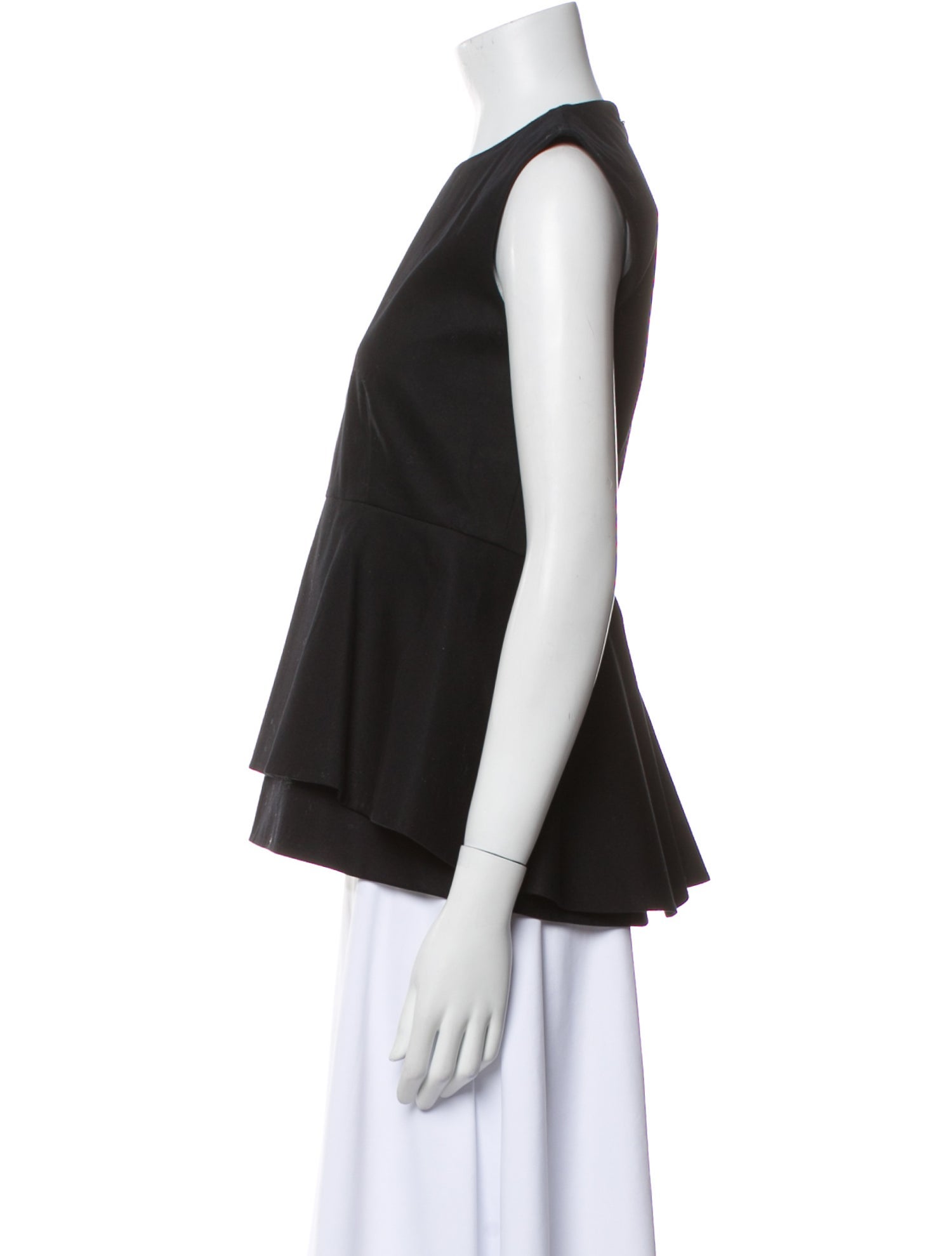 Celine Crew Neck Sleeveless Top