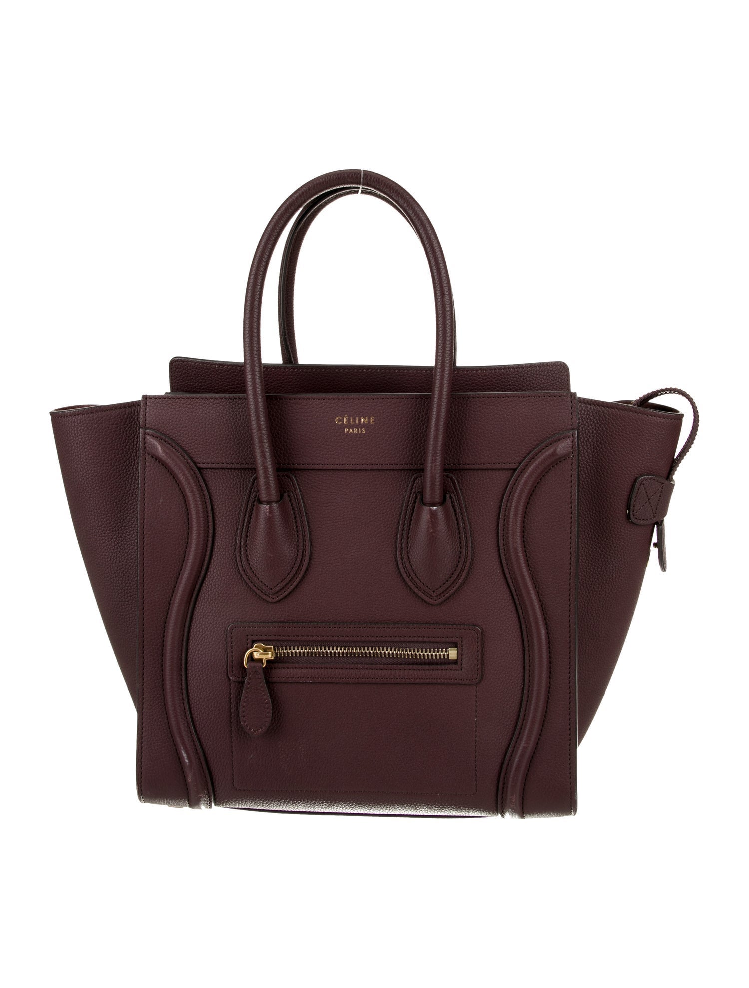 Celine Leather Luggage Micro