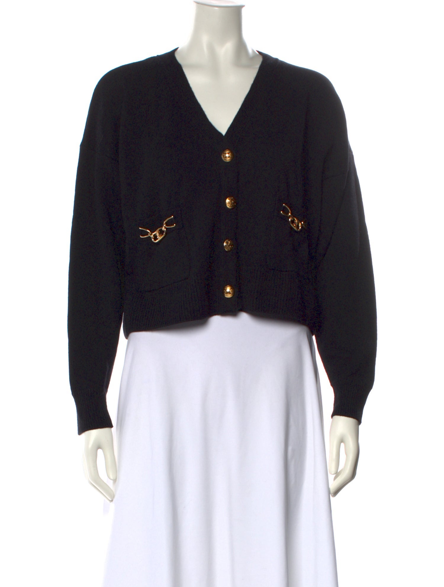 Celine Cashmere V-Neck Sweater