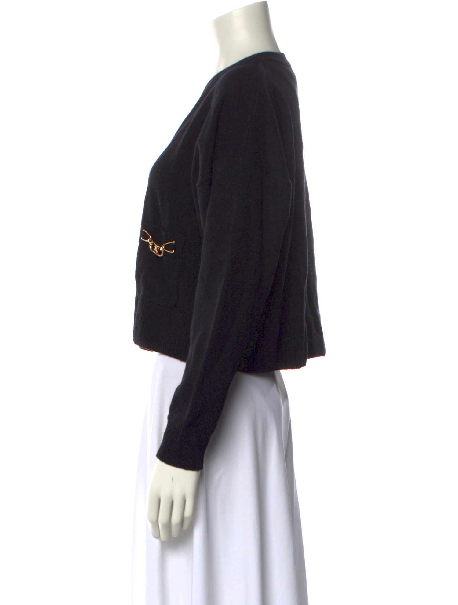 Celine Cashmere V-Neck Sweater