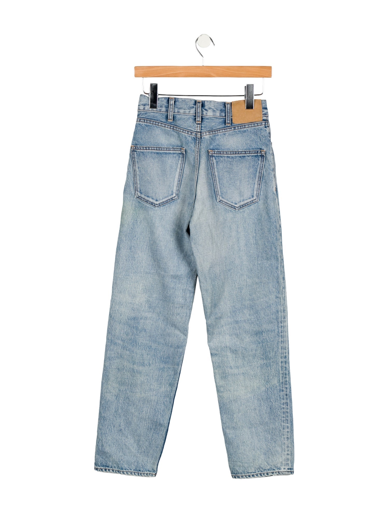 Celine High-Rise Straight Leg Jeans