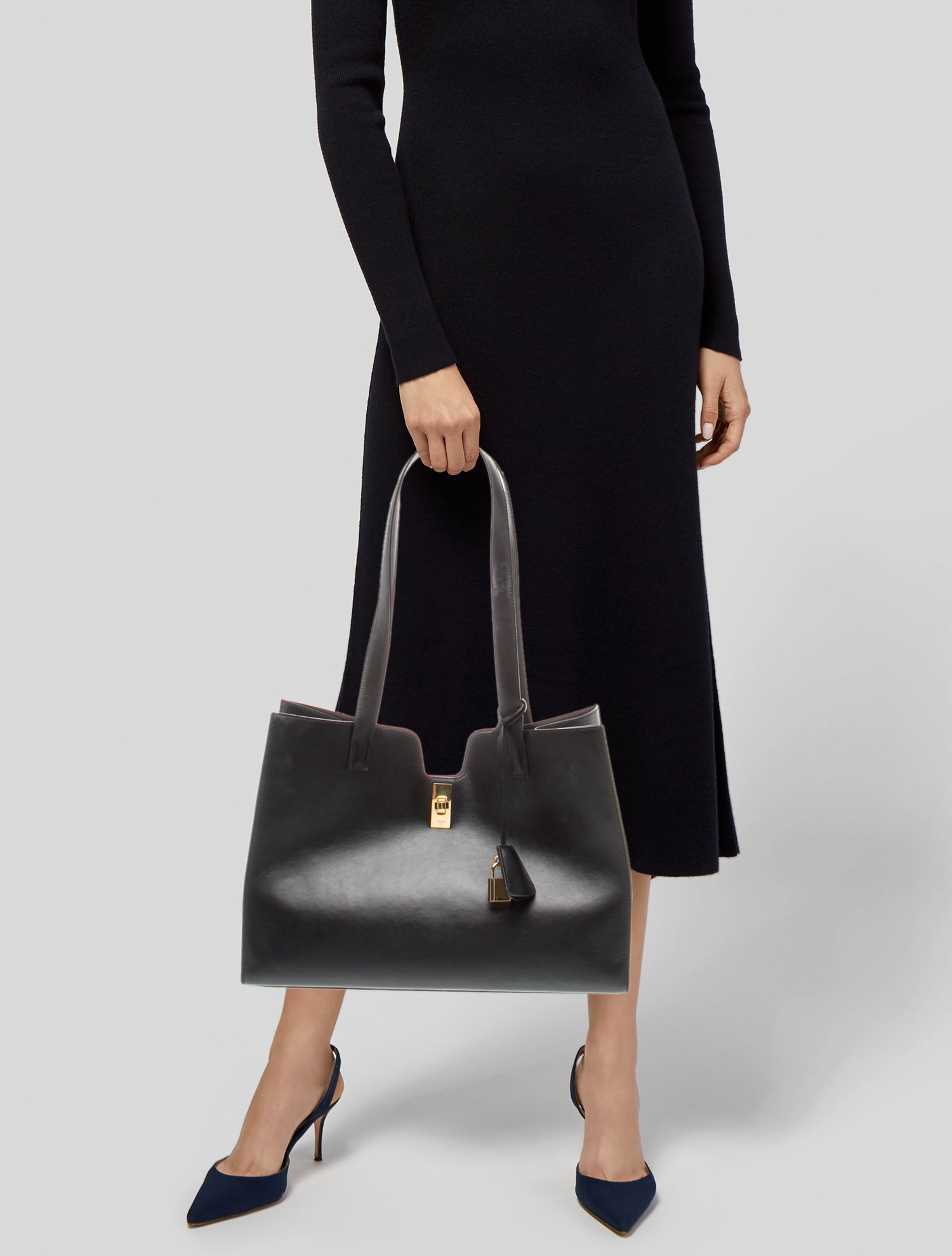 Celine Leather 16 Bag Large