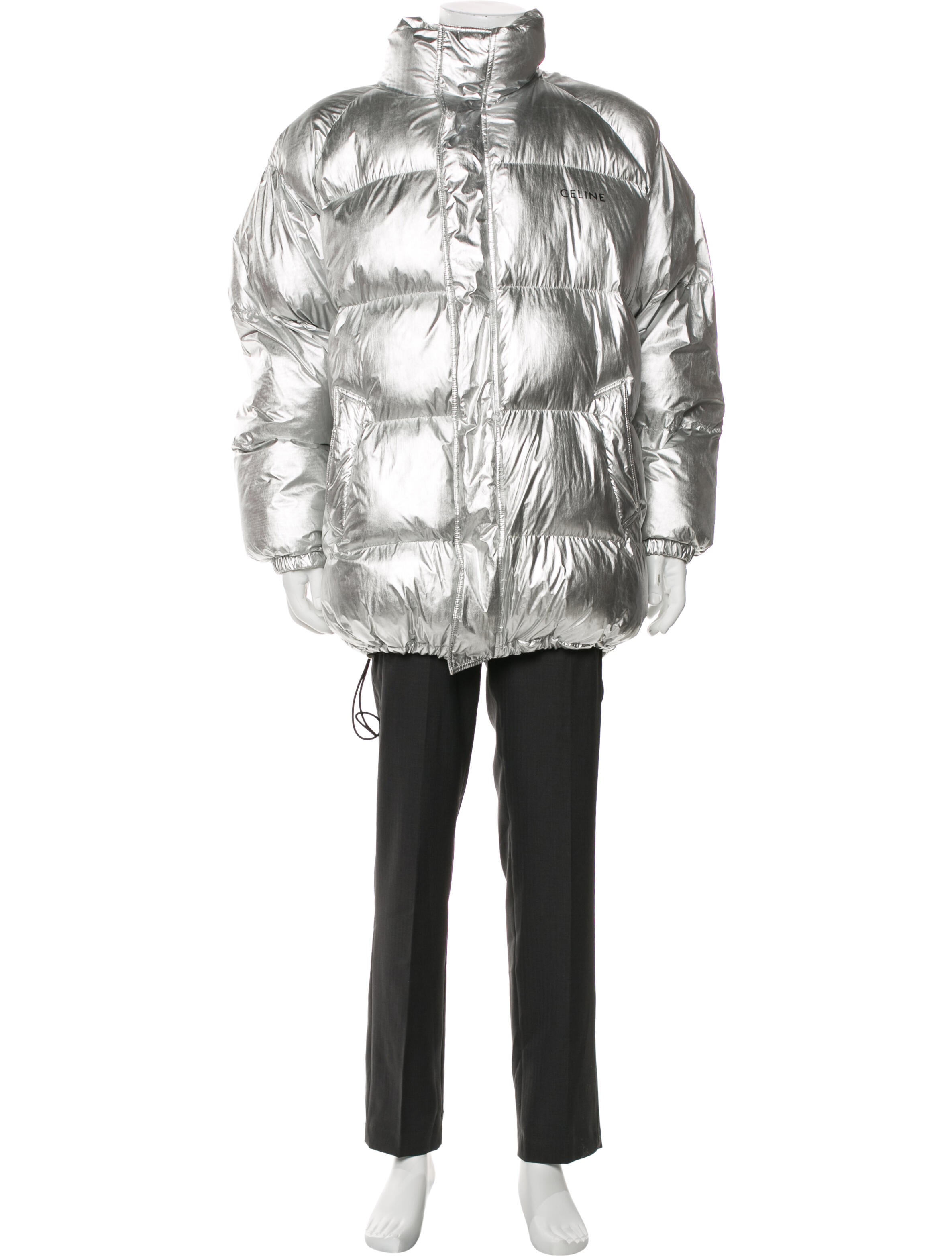 Celine 2021 Signature Logo Puffer Coat