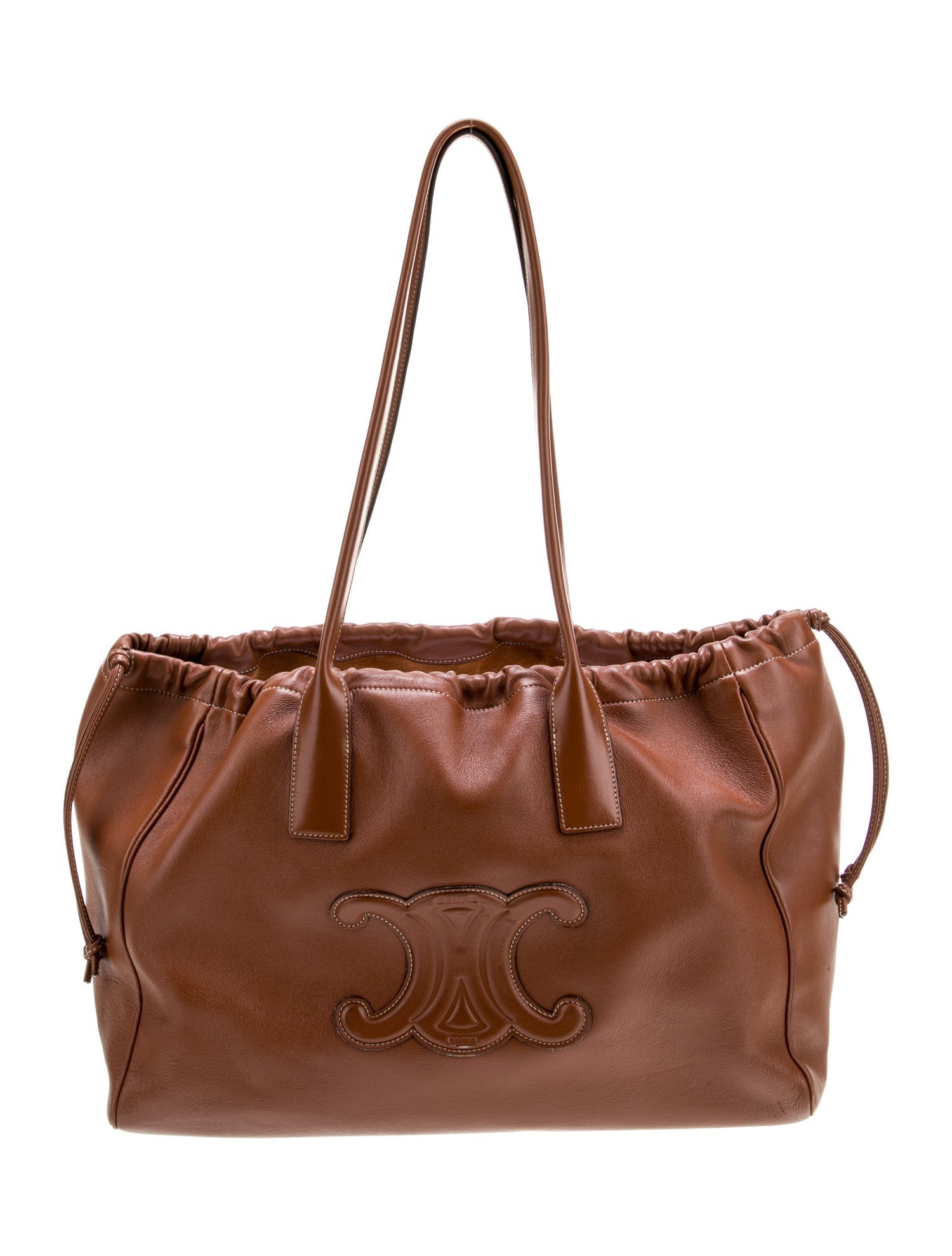 Celine Triomphe Drawstring Cabas Medium