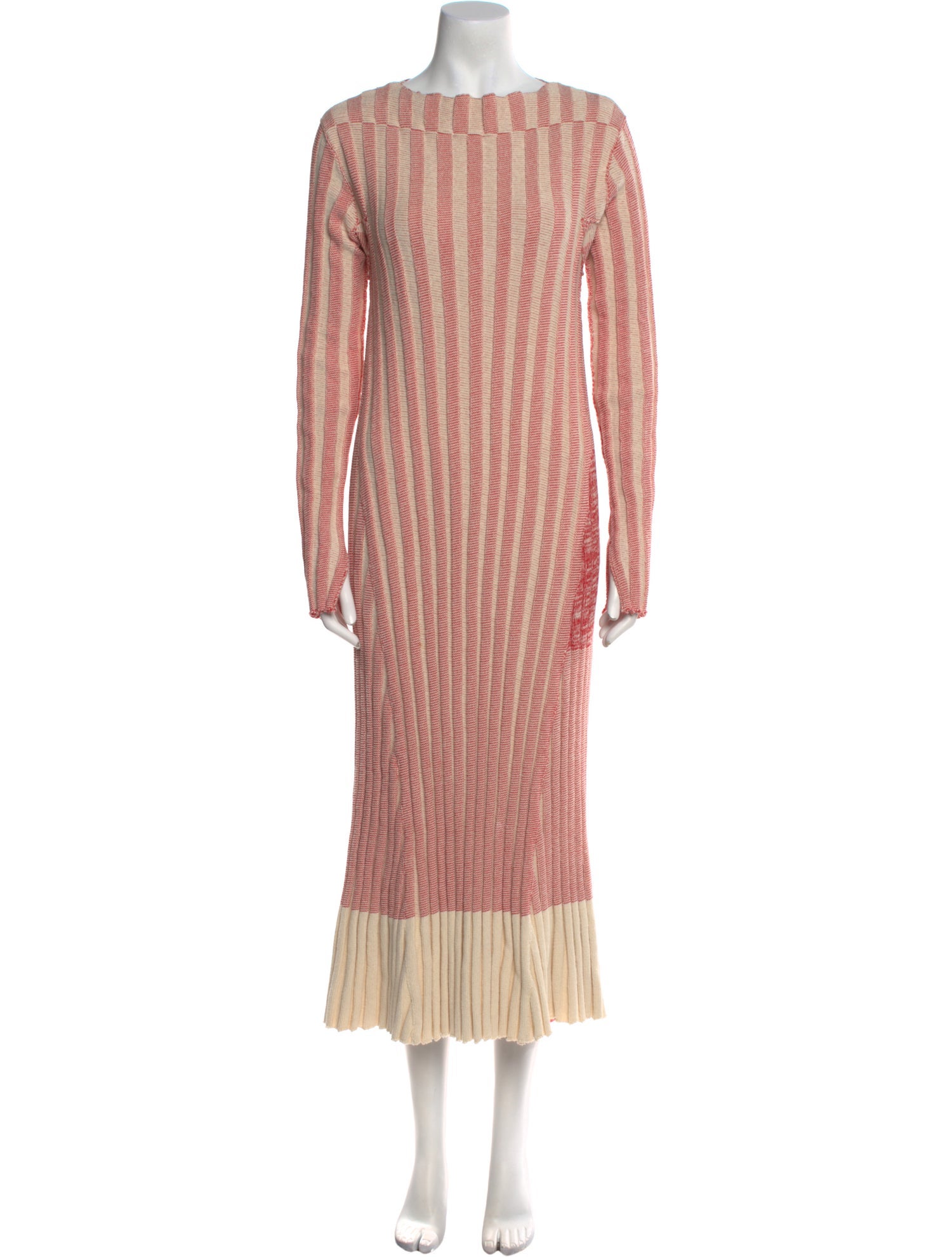 Celine Striped Long Dress