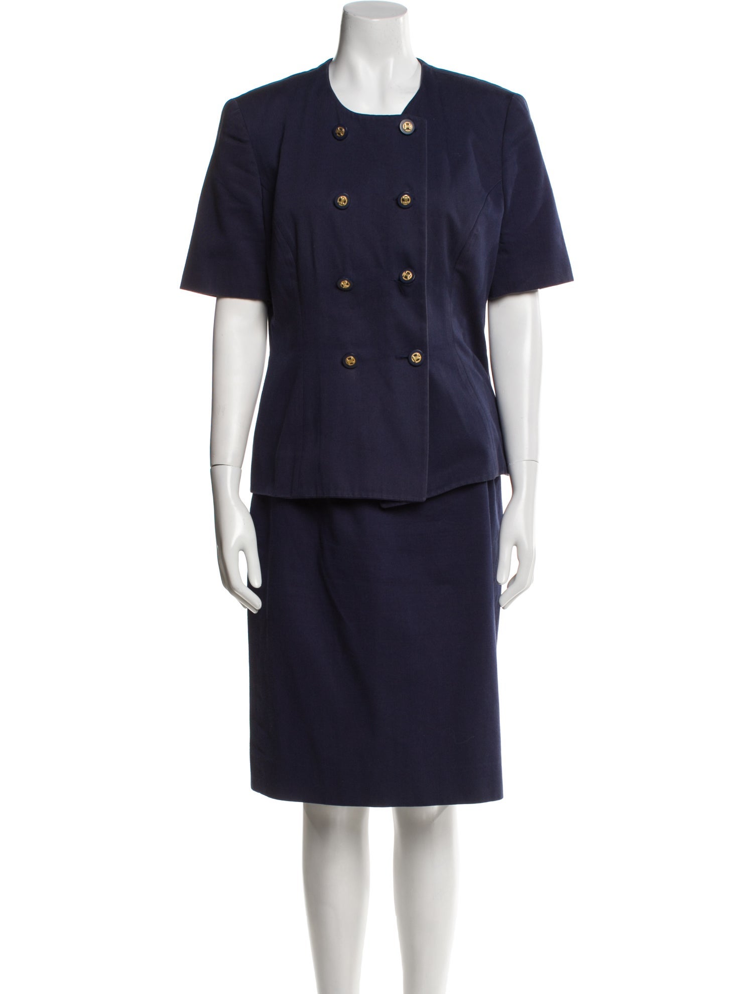 Celine 1980's Skirt Suit