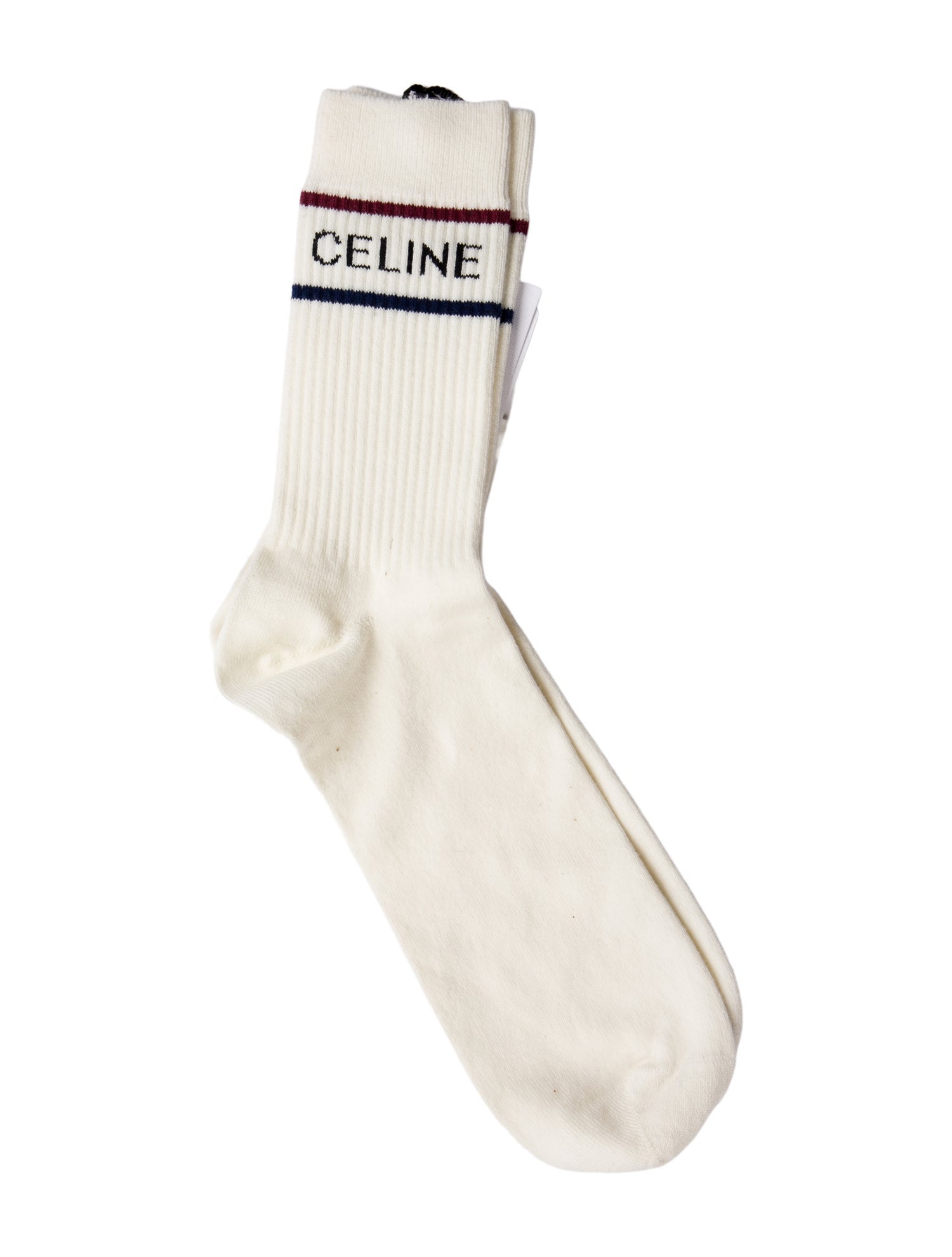 Celine Socks With Logo And Stripes w/Tags