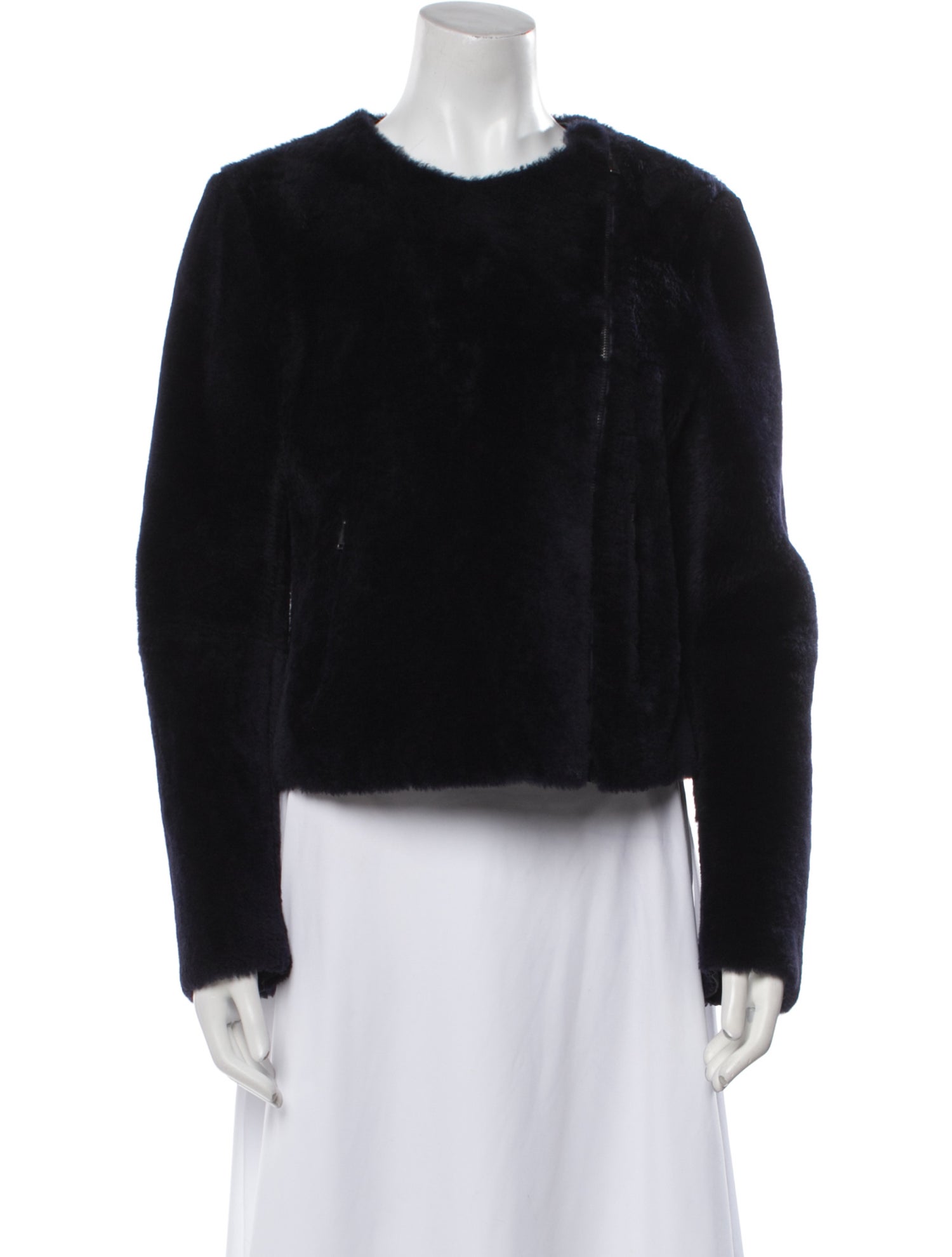 Celine Shearling Faux Fur Jacket