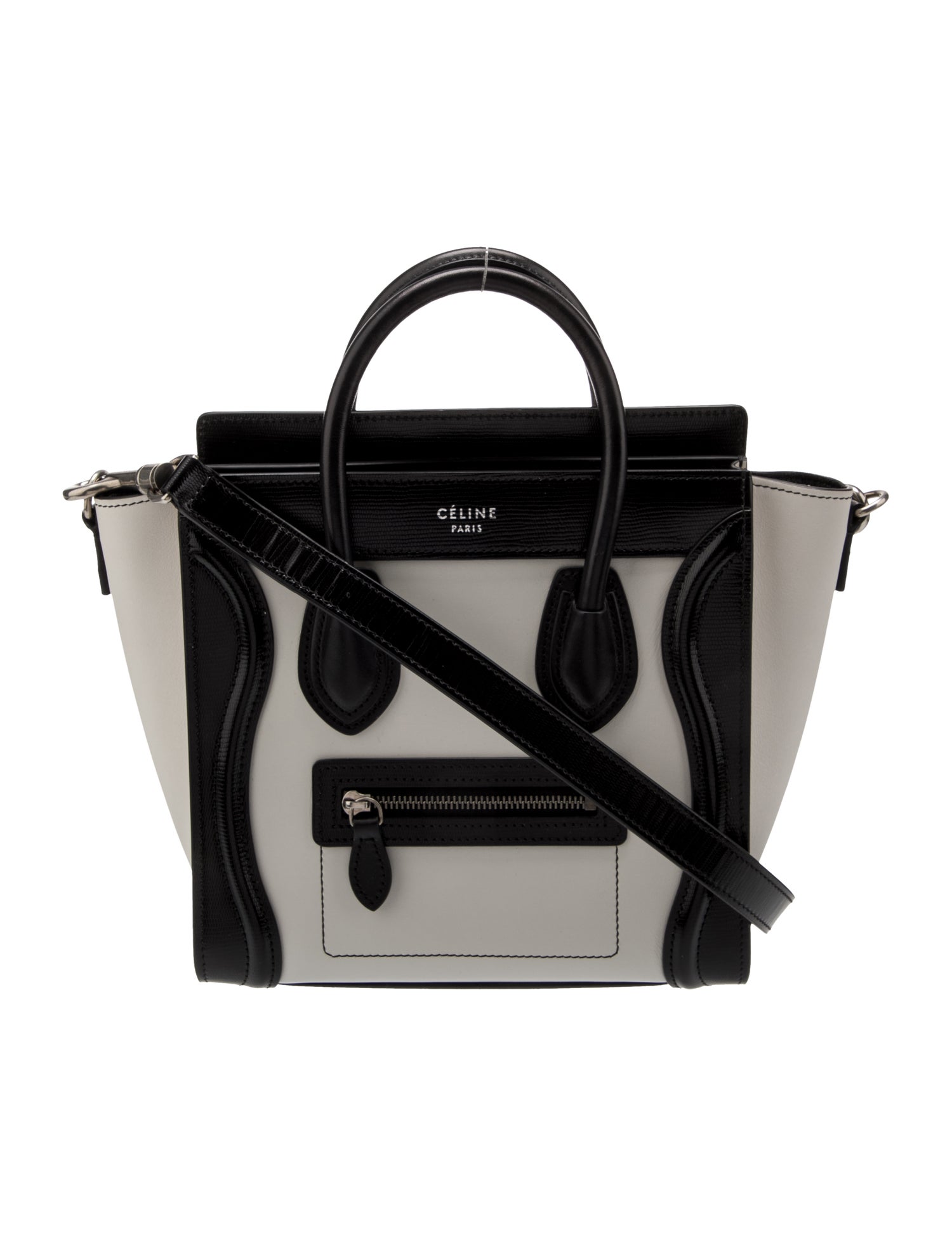 Celine Leather Luggage Nano