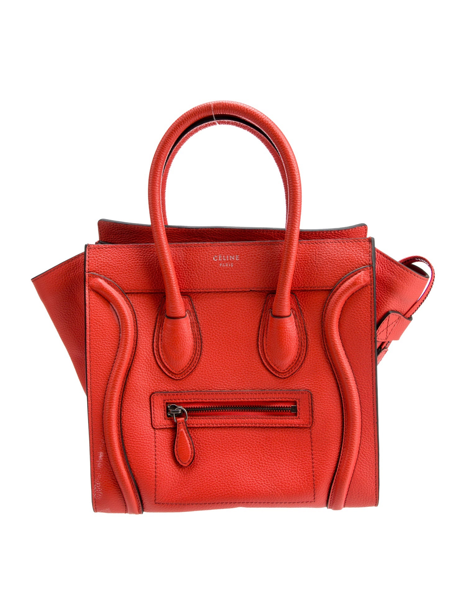 Celine Leather Luggage Micro