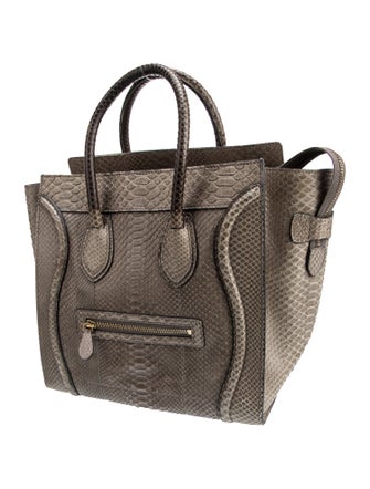Celine Python Luggage Mini
