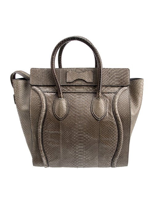 Celine Python Luggage Mini