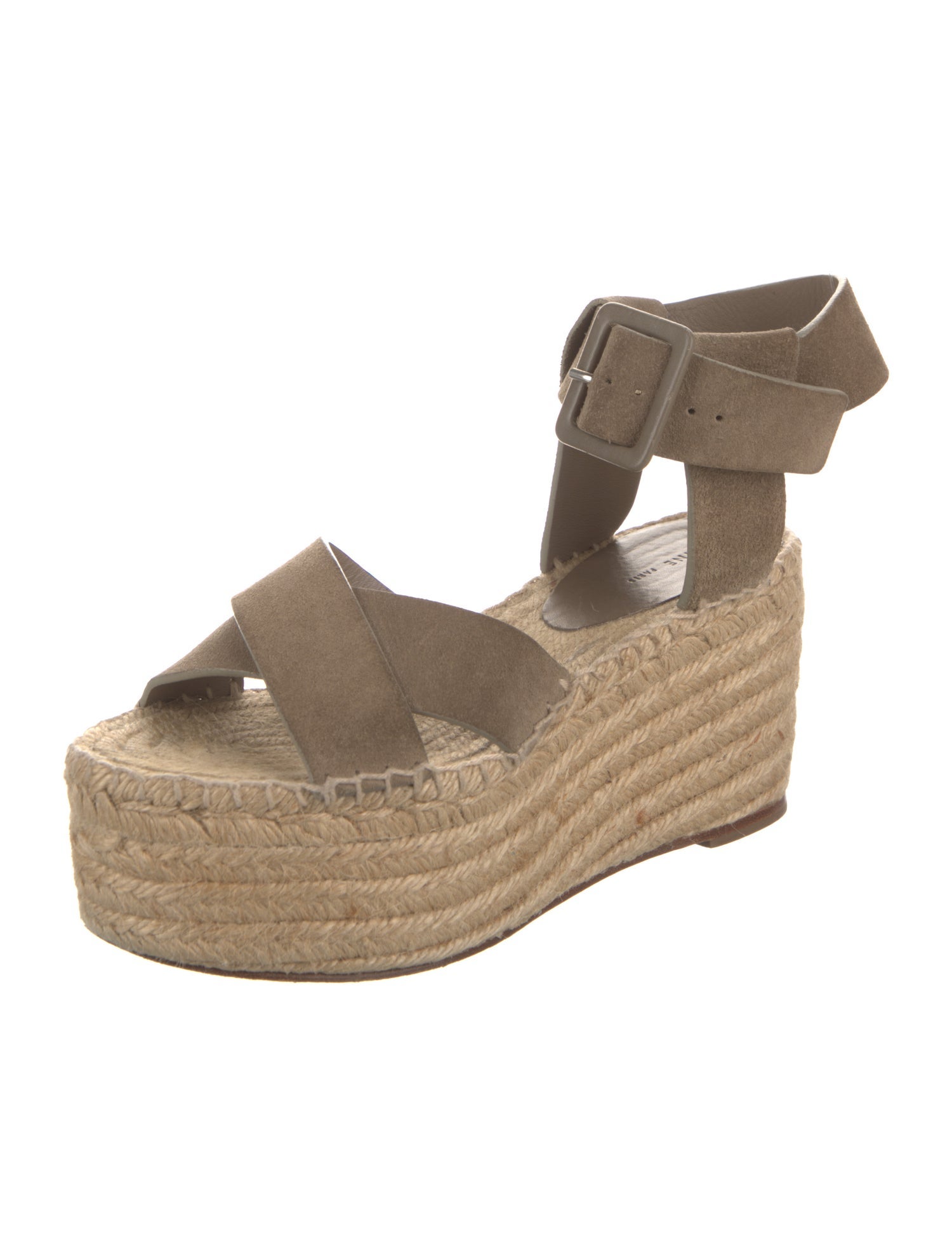 Celine Suede Colorblock Pattern Espadrilles