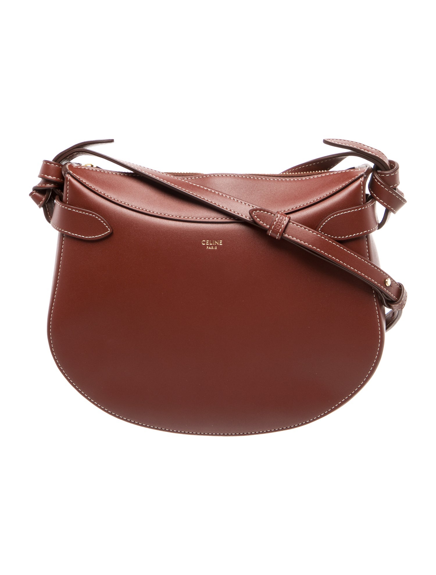 Celine Leather Besace Noeuds Français