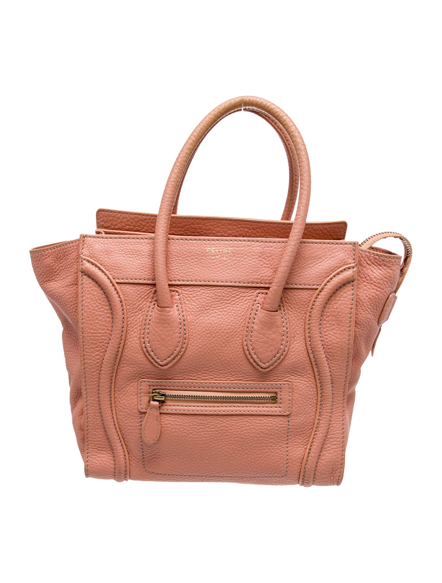 Celine Leather Luggage Micro