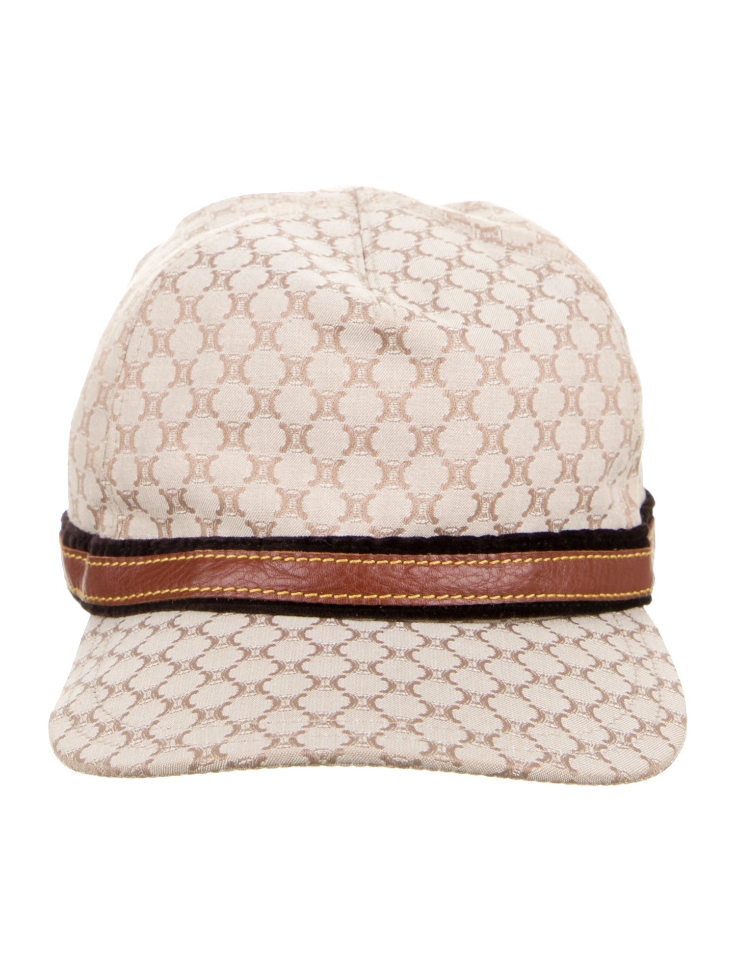 Celine Triomphe Jacquard Baseball Cap