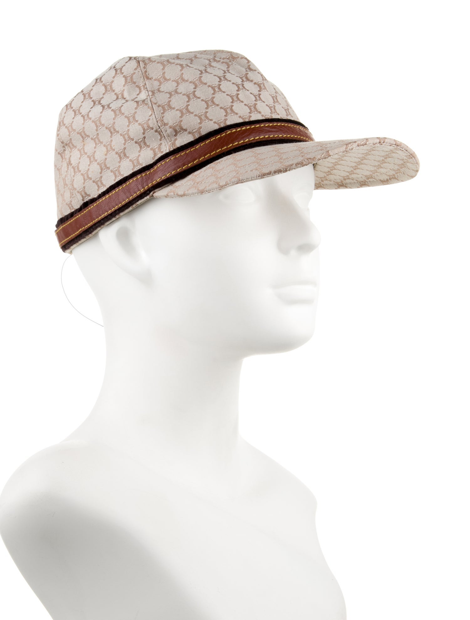 Celine Triomphe Jacquard Baseball Cap