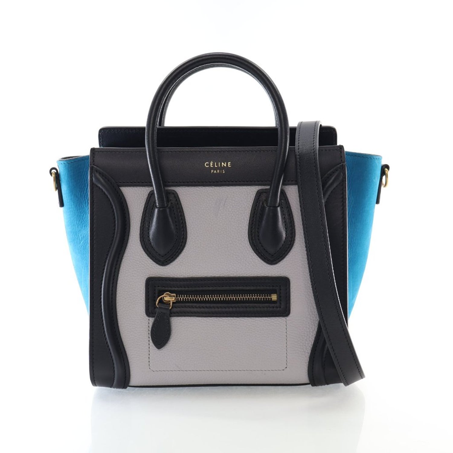 Celine Nano Suede Calfskin Luggage