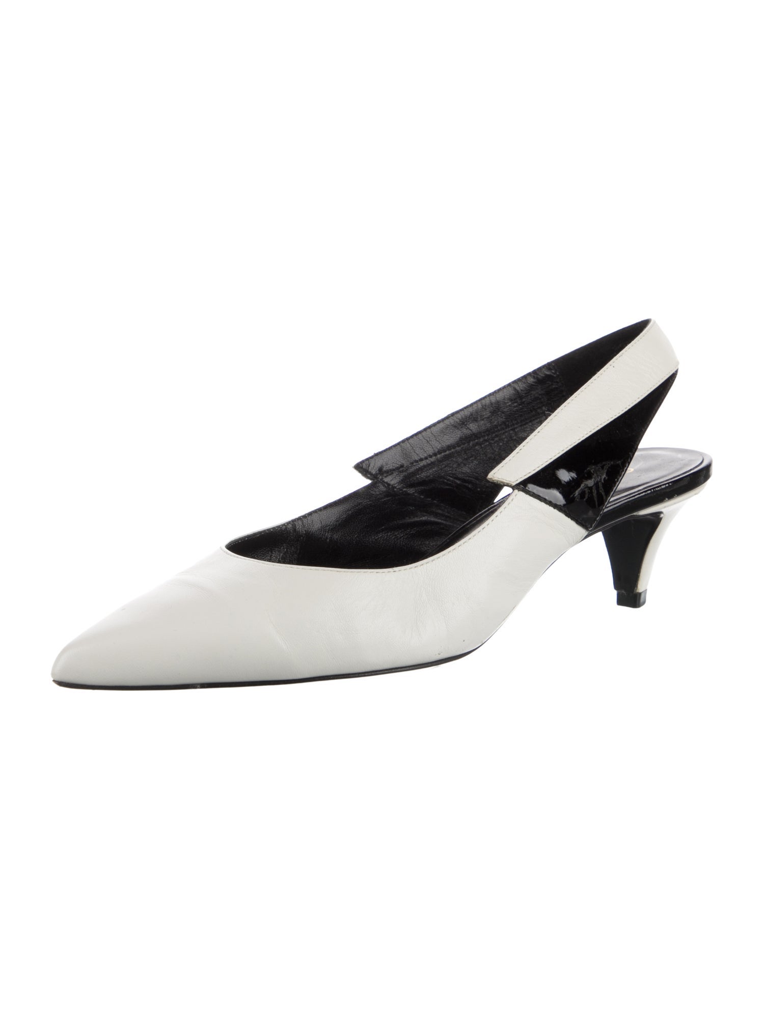 Celine Leather Slingback Pumps
