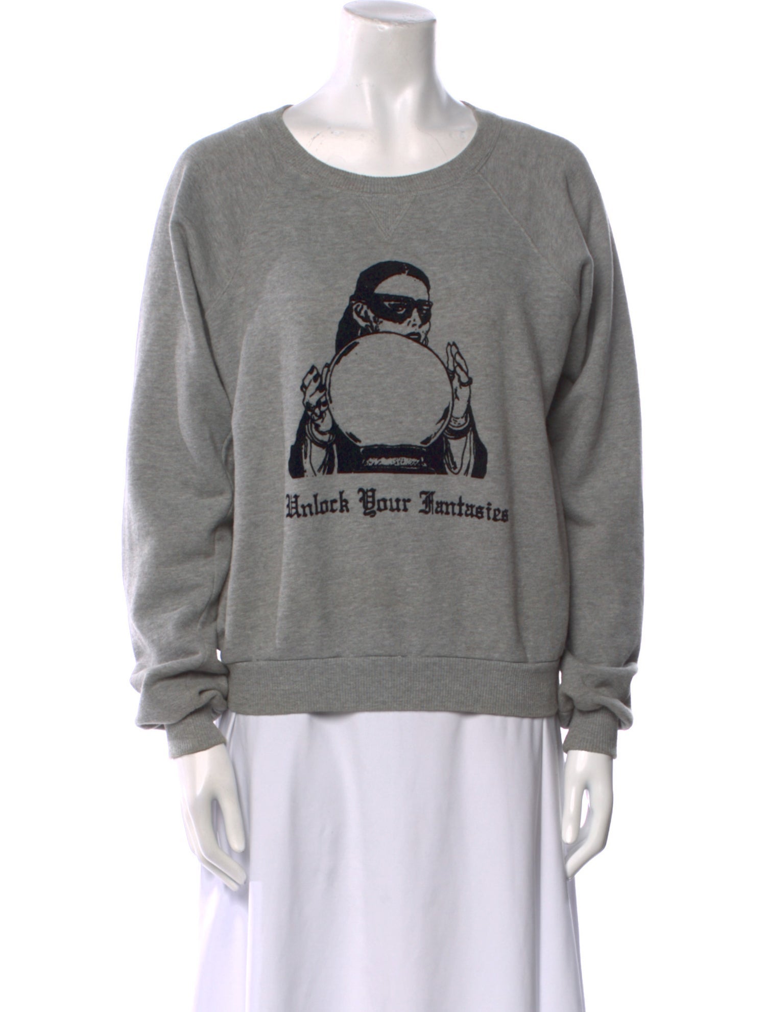 Celine Graphic Print Crew Neck Sweatshirt