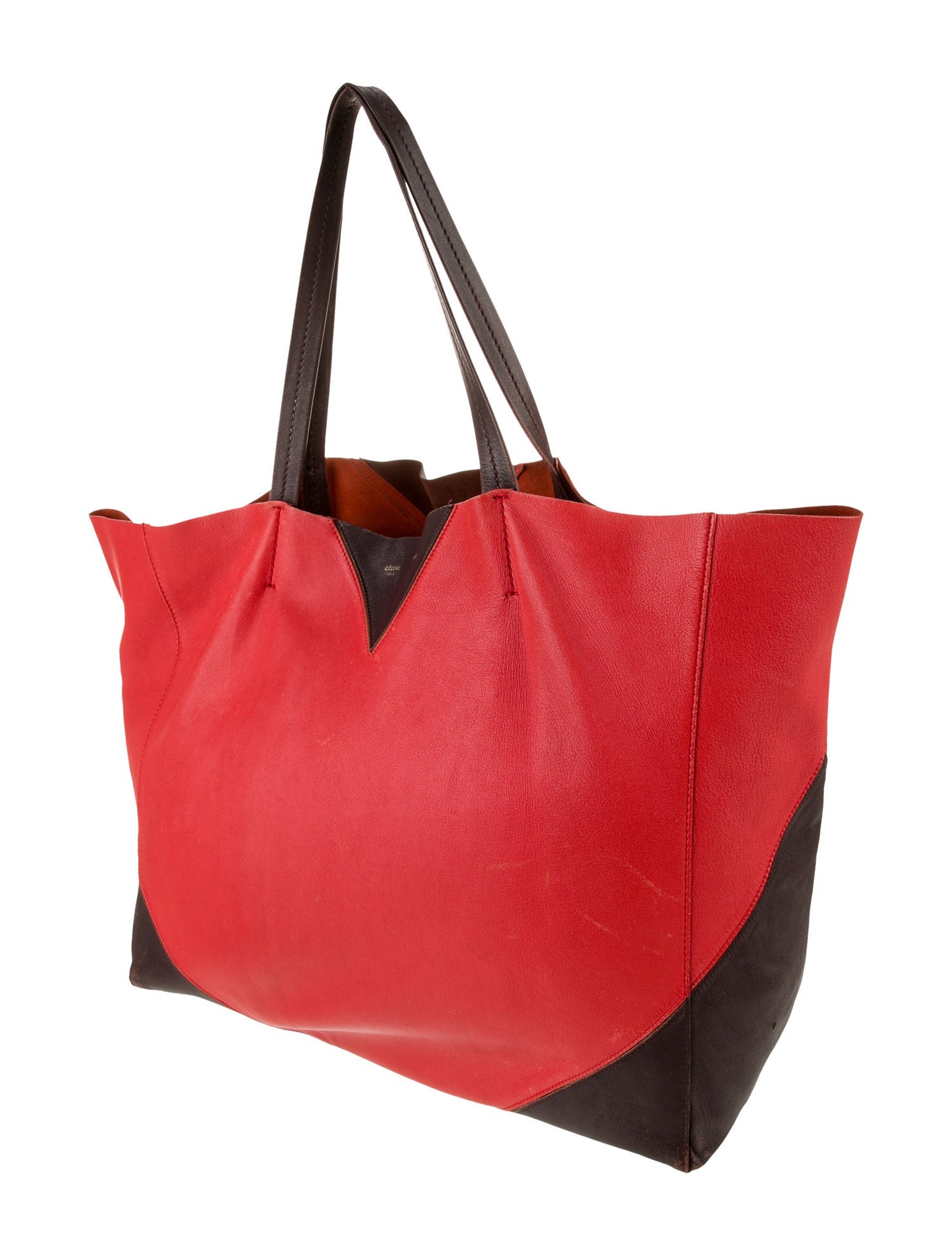 Leather Horizontal Cabas
