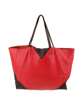 Leather Horizontal Cabas
