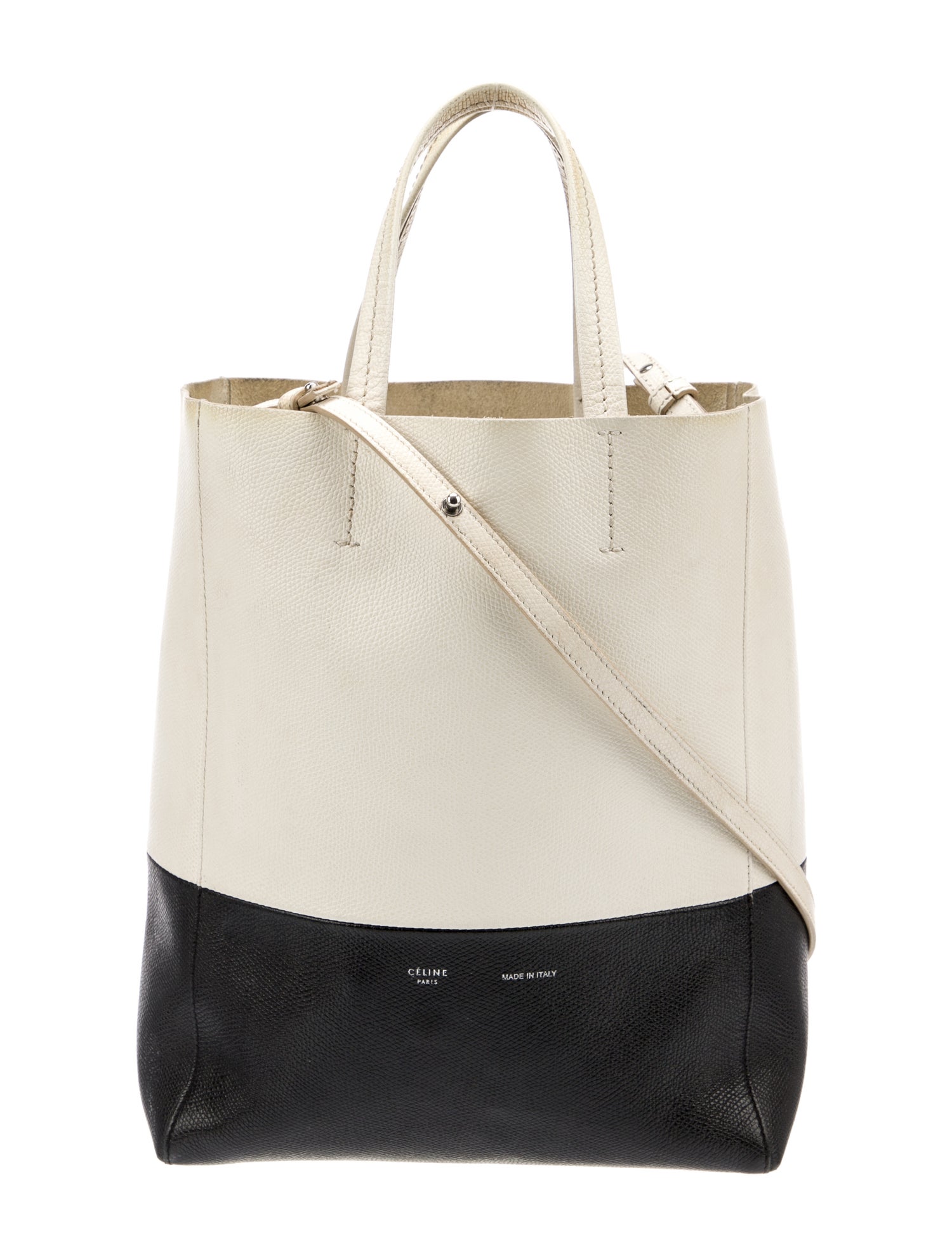 Celine Leather Vertical Cabas Small