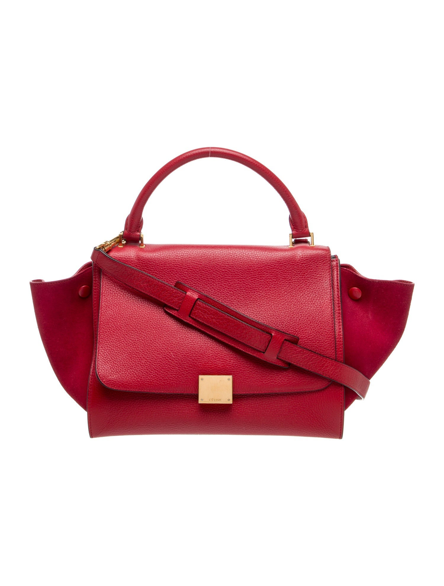 Celine Leather Trapeze