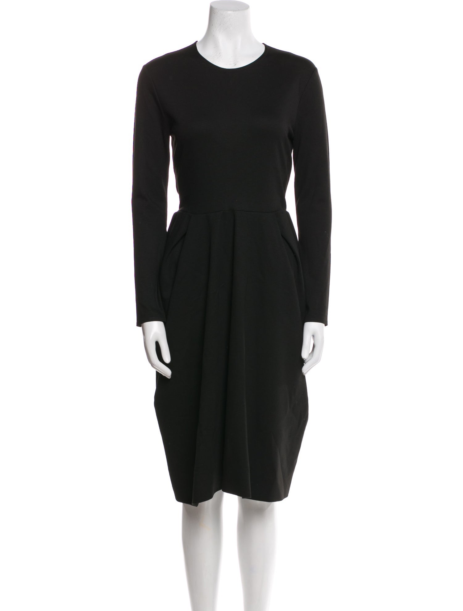Celine Crew Neck Midi Length Dress